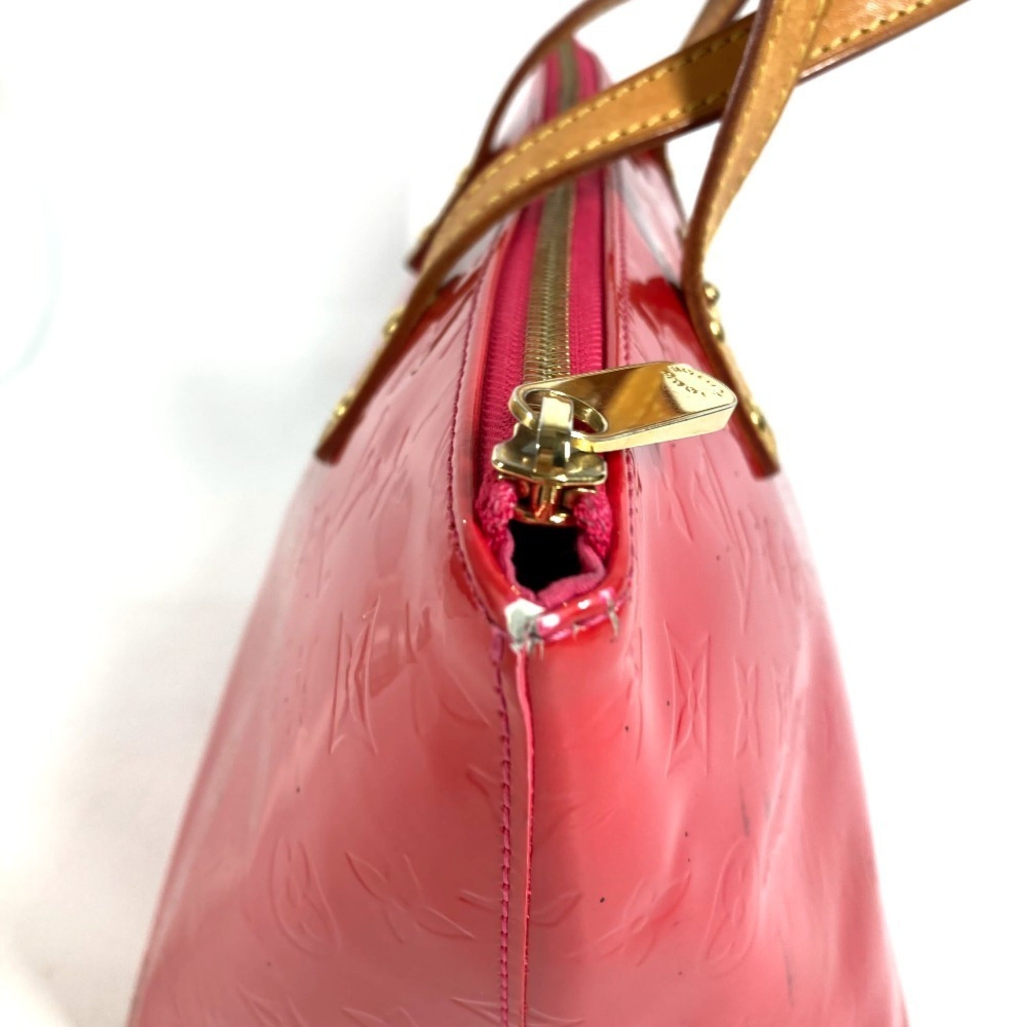 Louis Vuitton Pink Rose Pop Monogram Vernis Handbag Tote Bag (Pre-Owned)
