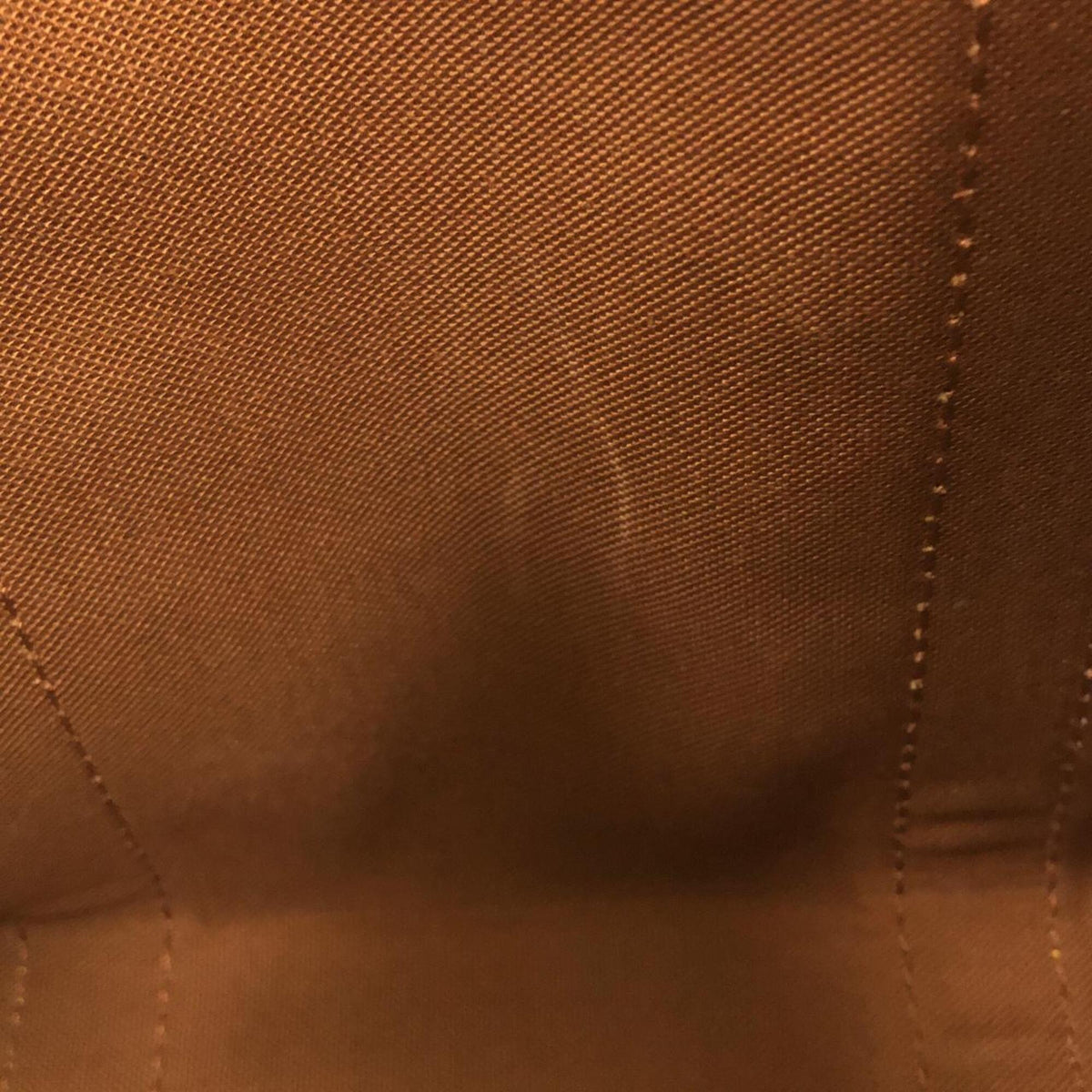 Louis Vuitton Monogram Marron Coated Canvas Boston Bag (Pre-Owned)