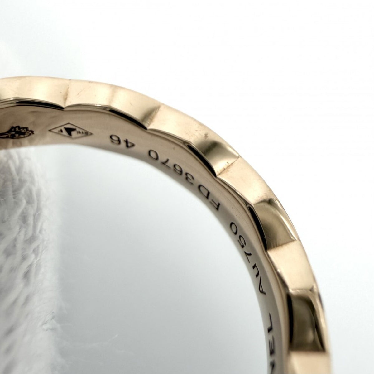 Chanel Pink Gold (18K) Band Ring (Pre-Owned)