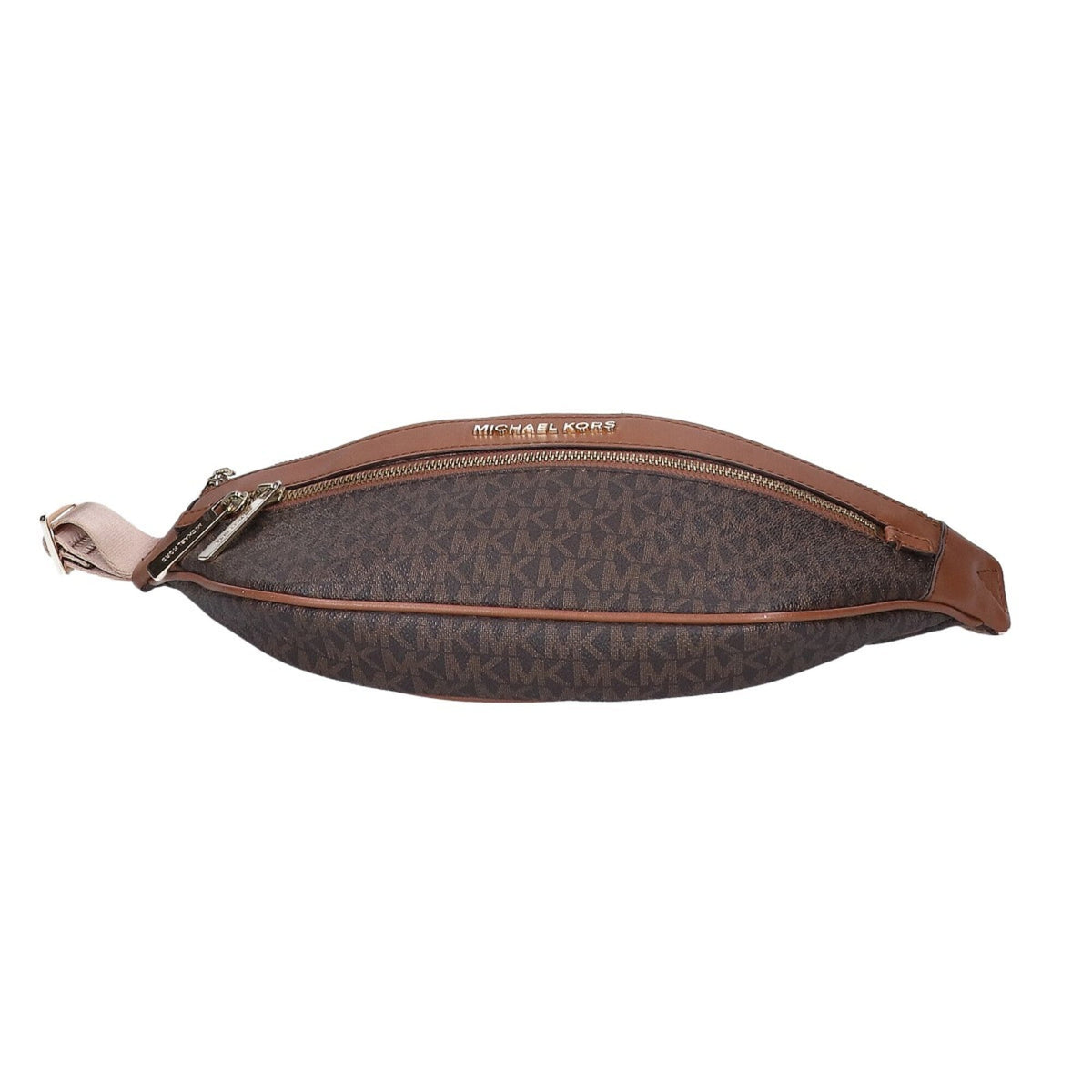 Michael Kors Brown Coated Canvas Fanny Pack (Pre-Owned)