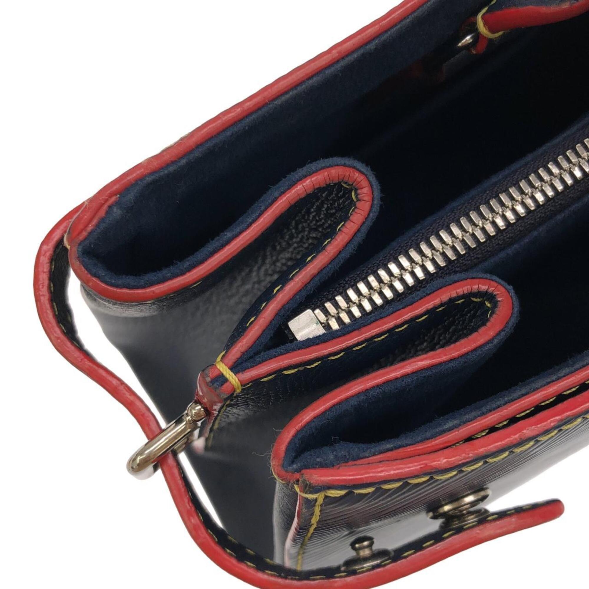 Louis Vuitton Blue Leather Handbag (Pre-Owned)