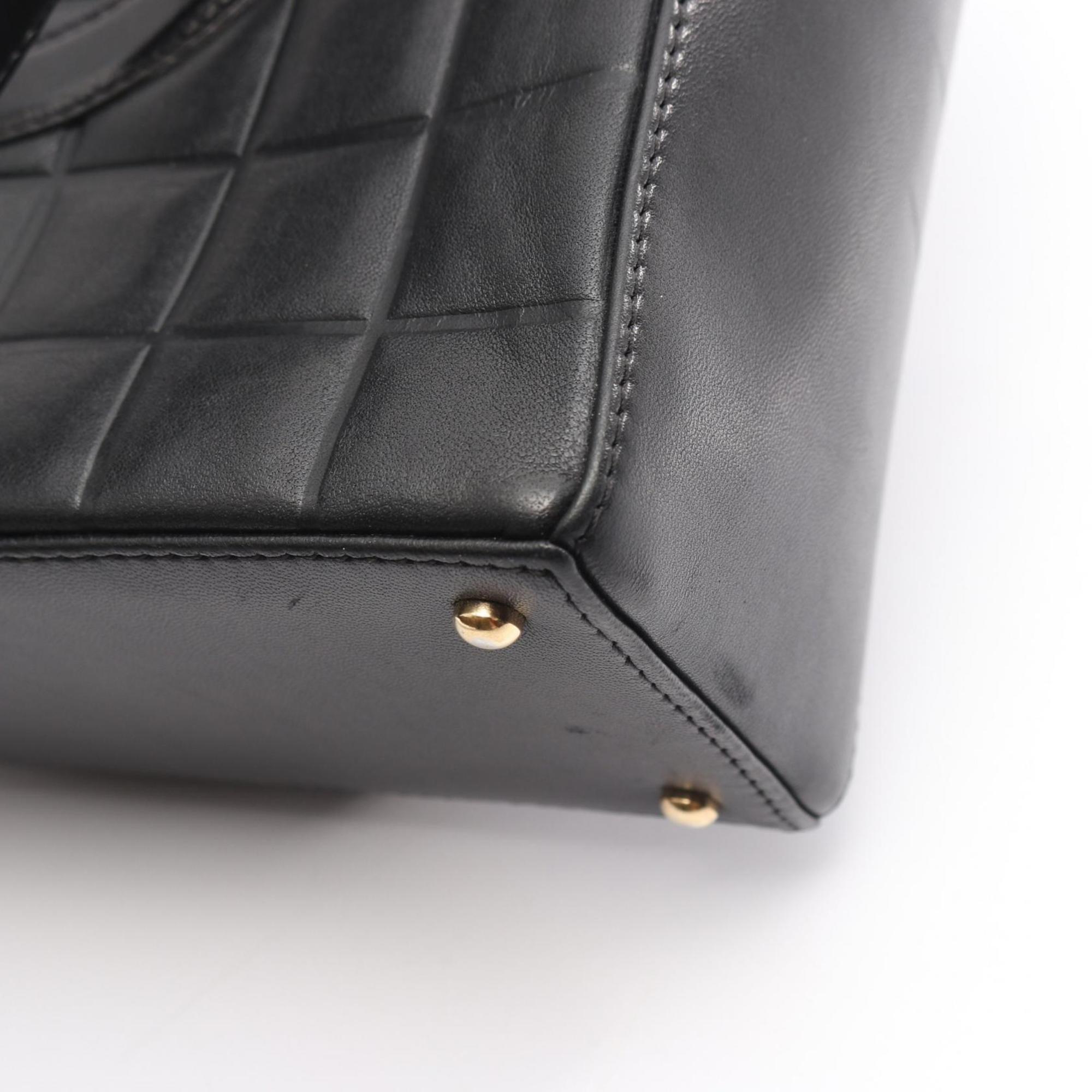 Chanel Black Leather Tote Bag (Pre-Owned)