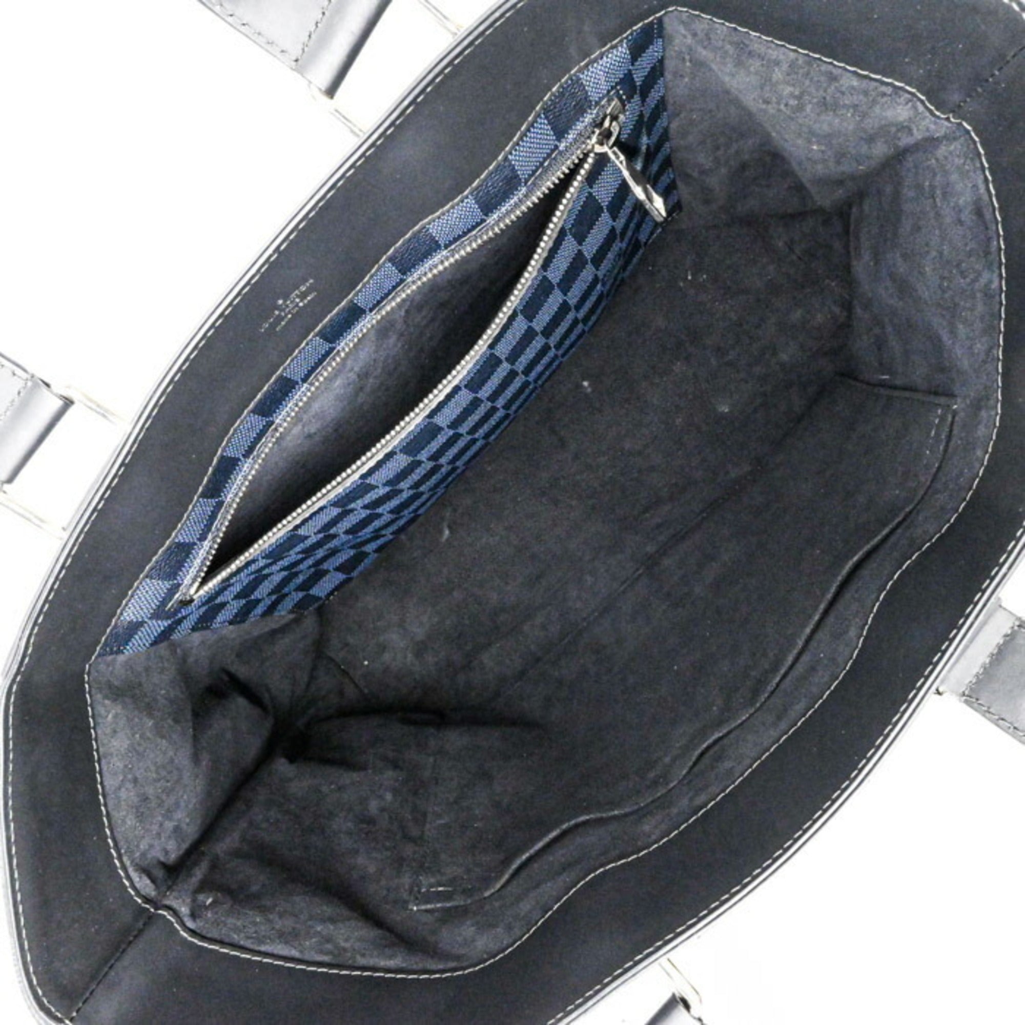 Louis Vuitton Damier Cobalt Black Blue Damier Graphite Tote Bag (Pre-Owned)
