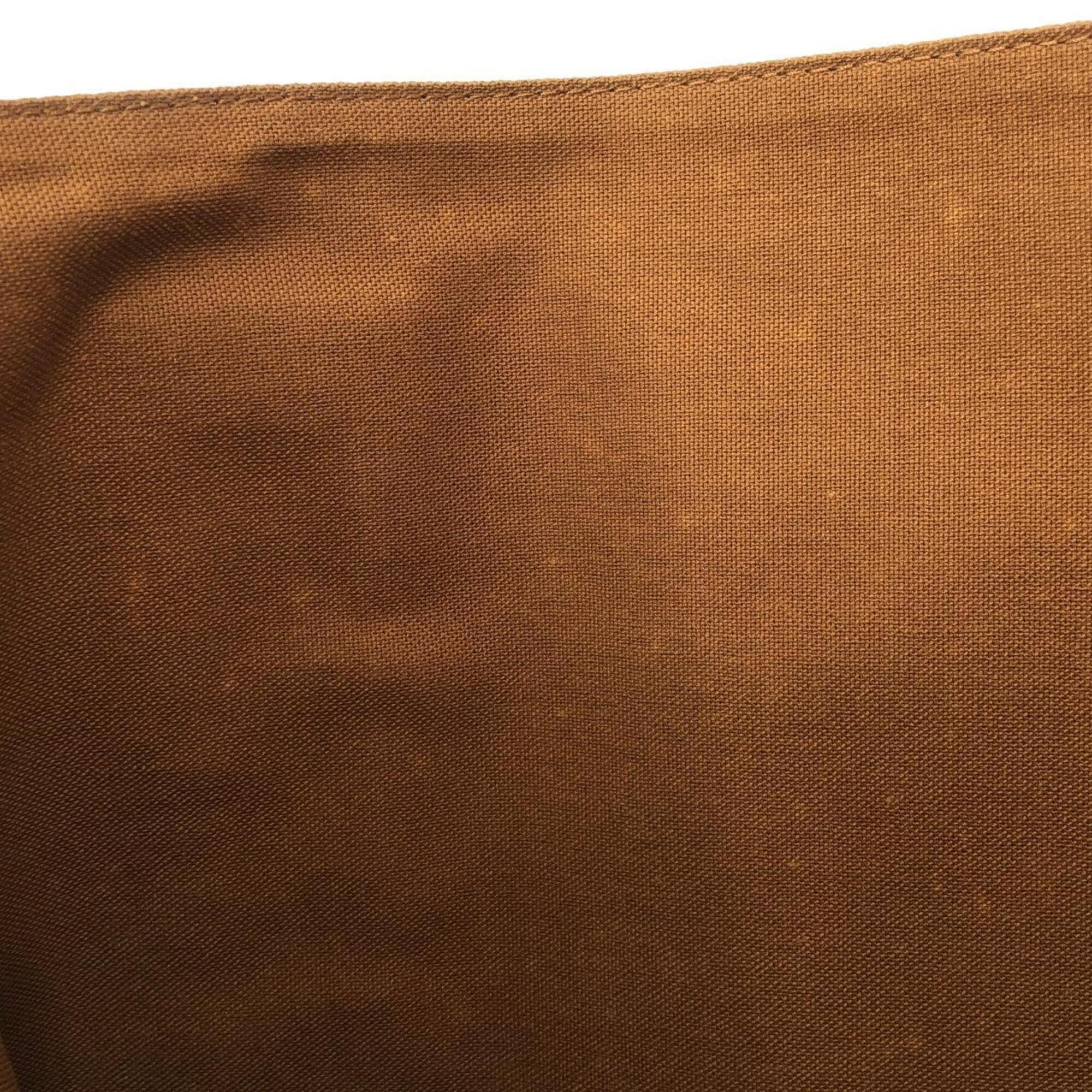 Louis Vuitton Marron Coated Canvas Handbag (Pre-Owned)