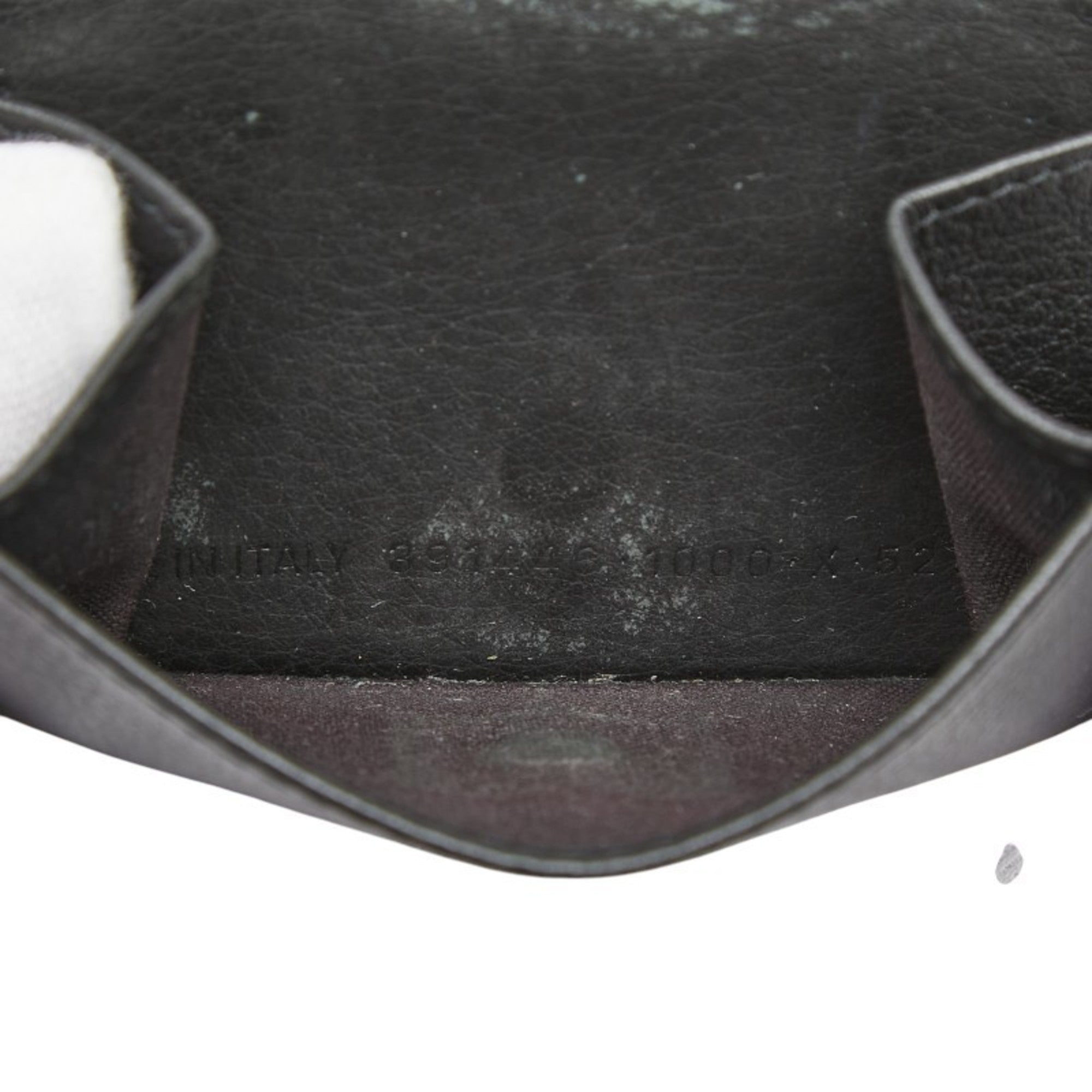 Balenciaga Black Leather Wallet (Tri-Fold) (Pre-Owned)