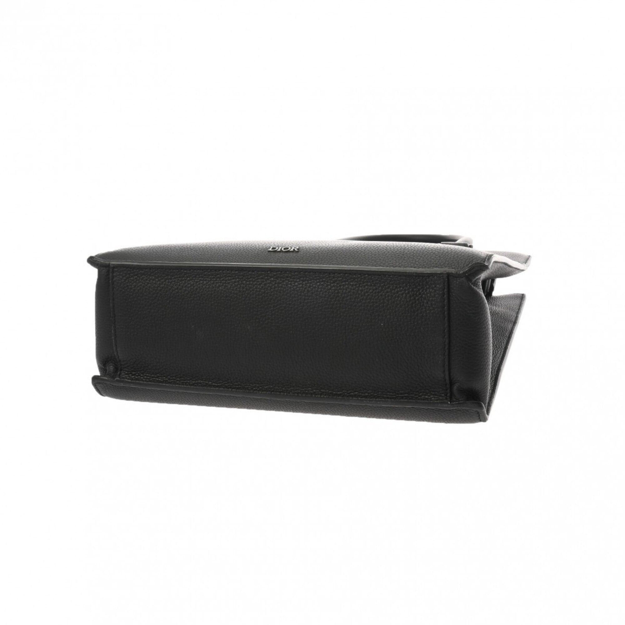 Dior Homme Black Leather Tote Bag (Pre-Owned)