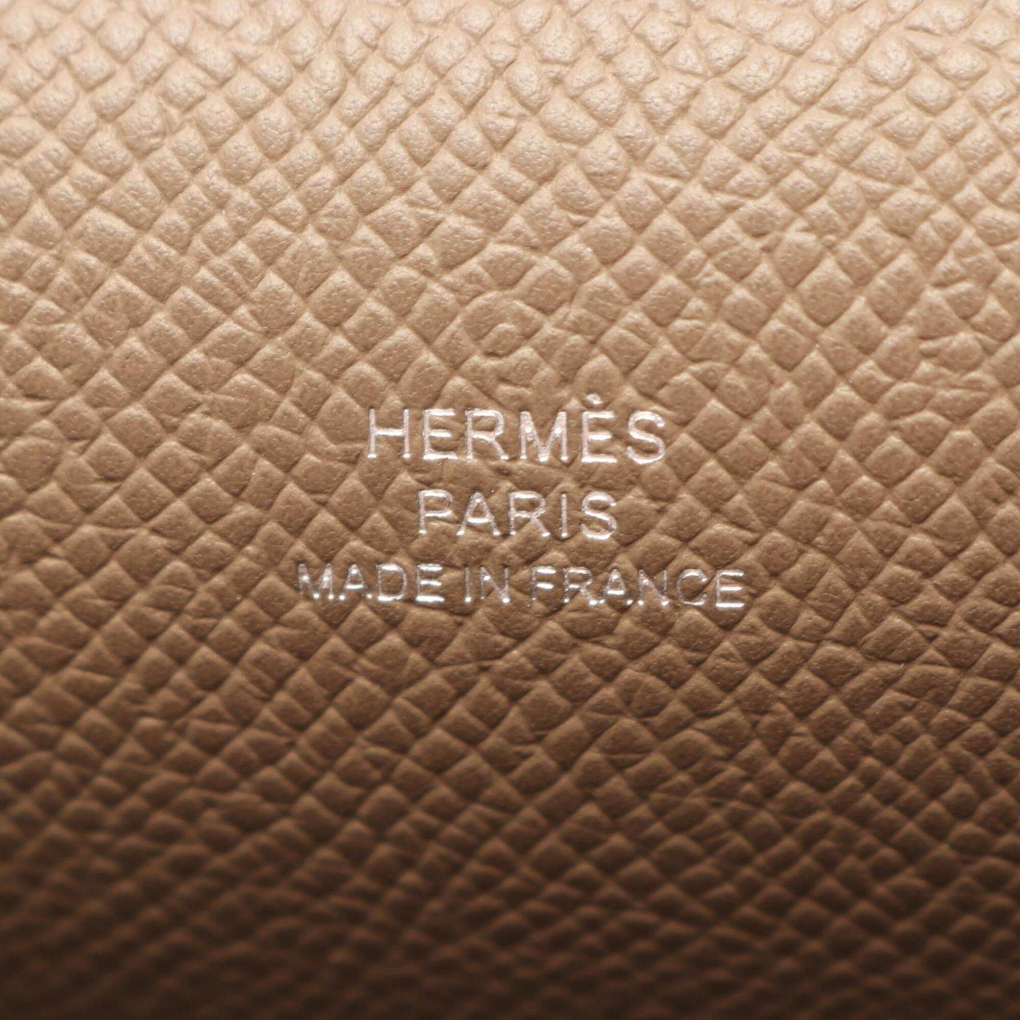 Hermes Etoupe Gray Gray Epsom Leather Handbag Shoulder Bag (Pre-Owned)