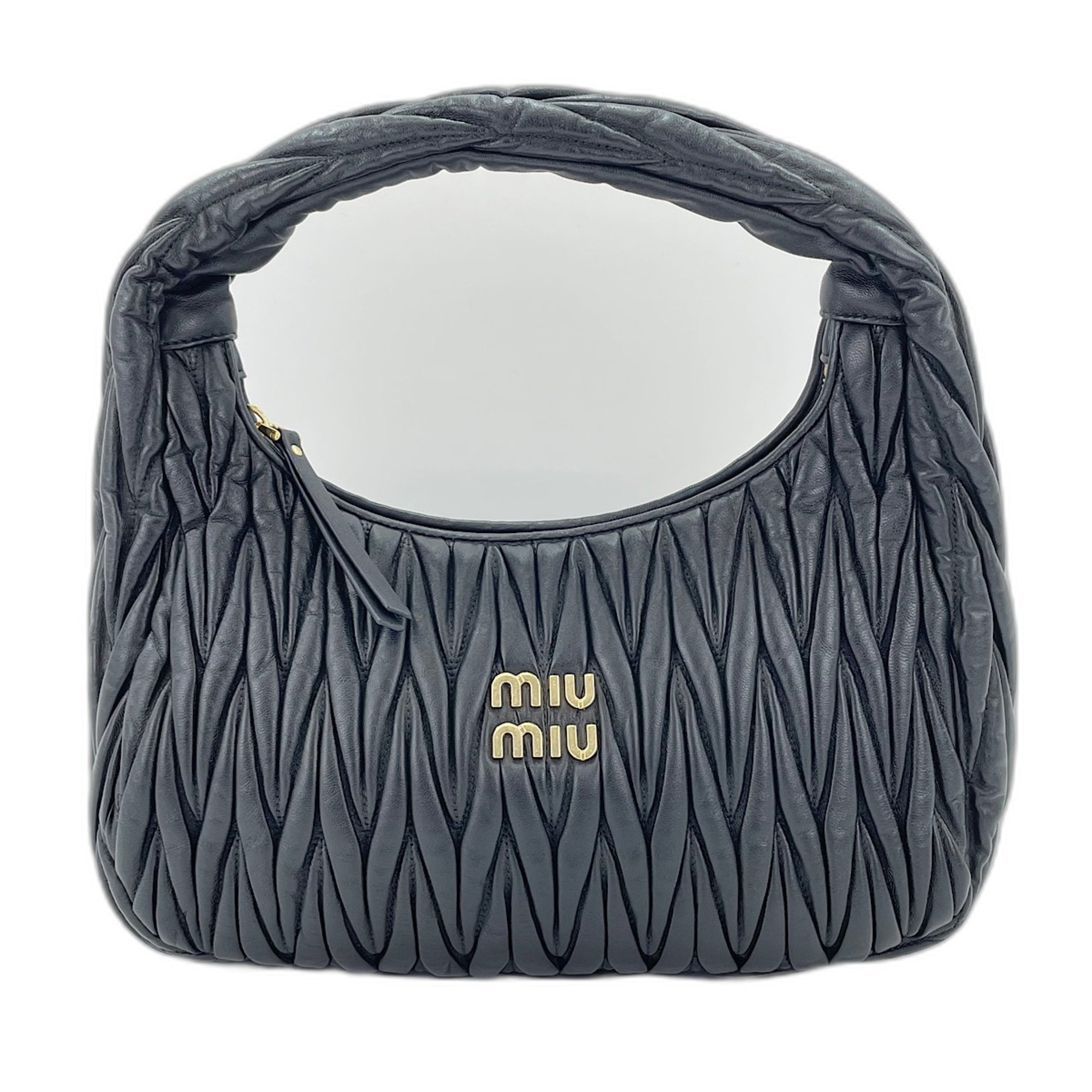 Miu Miu Black Leather Handbag (Pre-Owned)