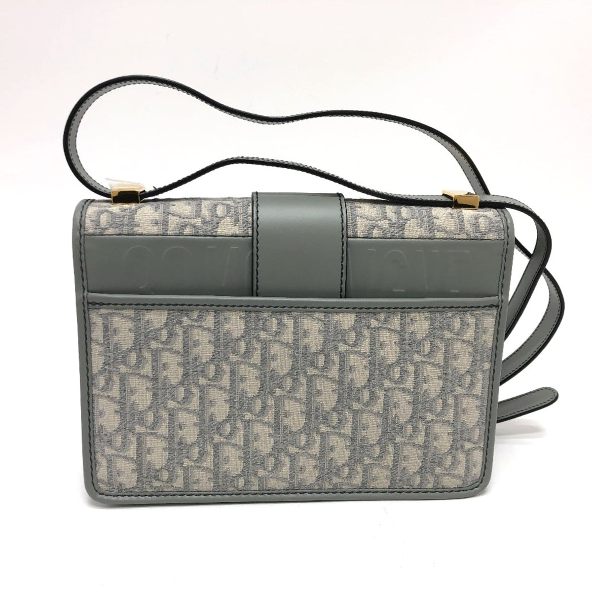 Christian Dior Gray Leather Shoulder Bag (Pre-Owned)