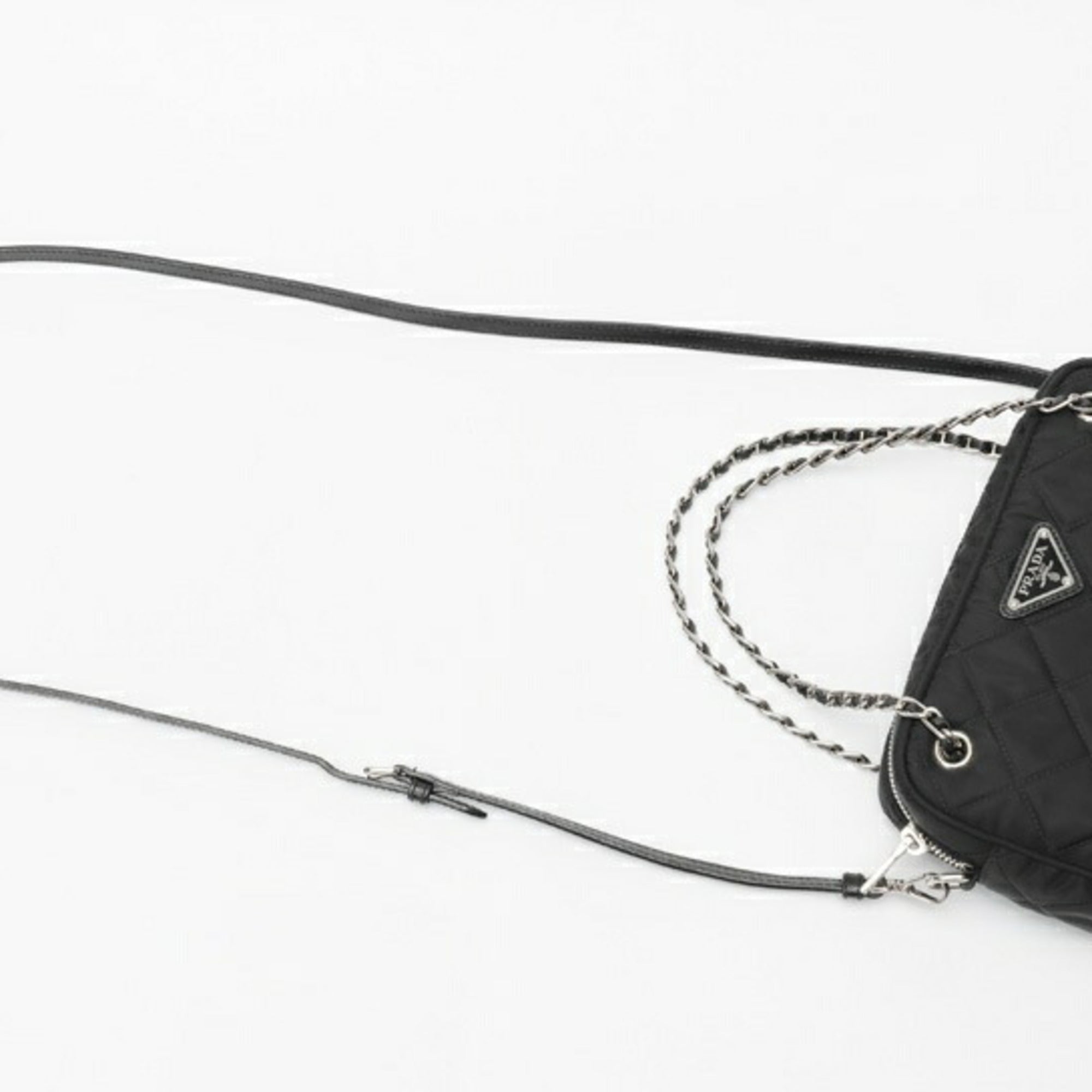 Prada Black Nylon Shoulder Bag (Pre-Owned)