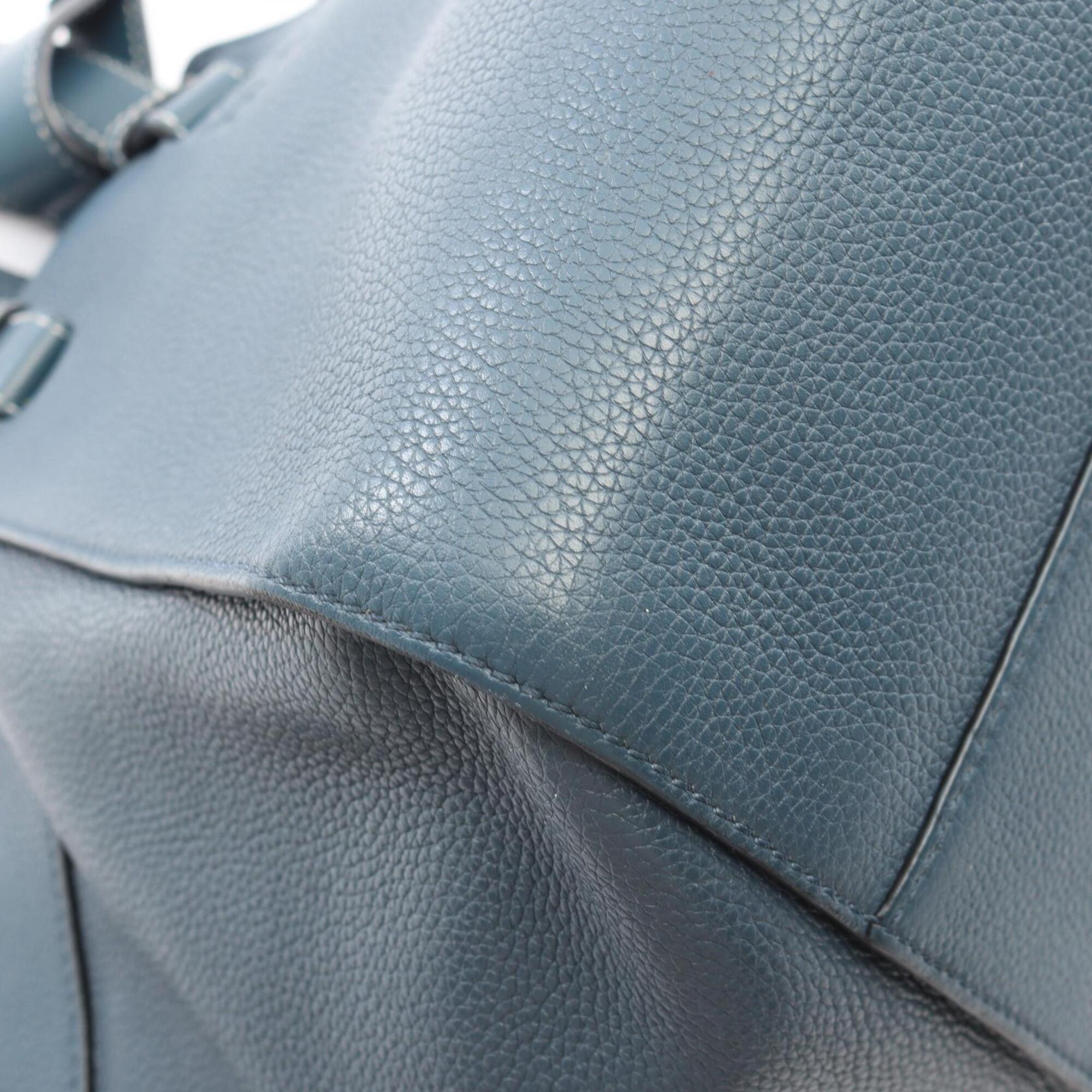 Loewe Blue Leather Handbag (Pre-Owned)