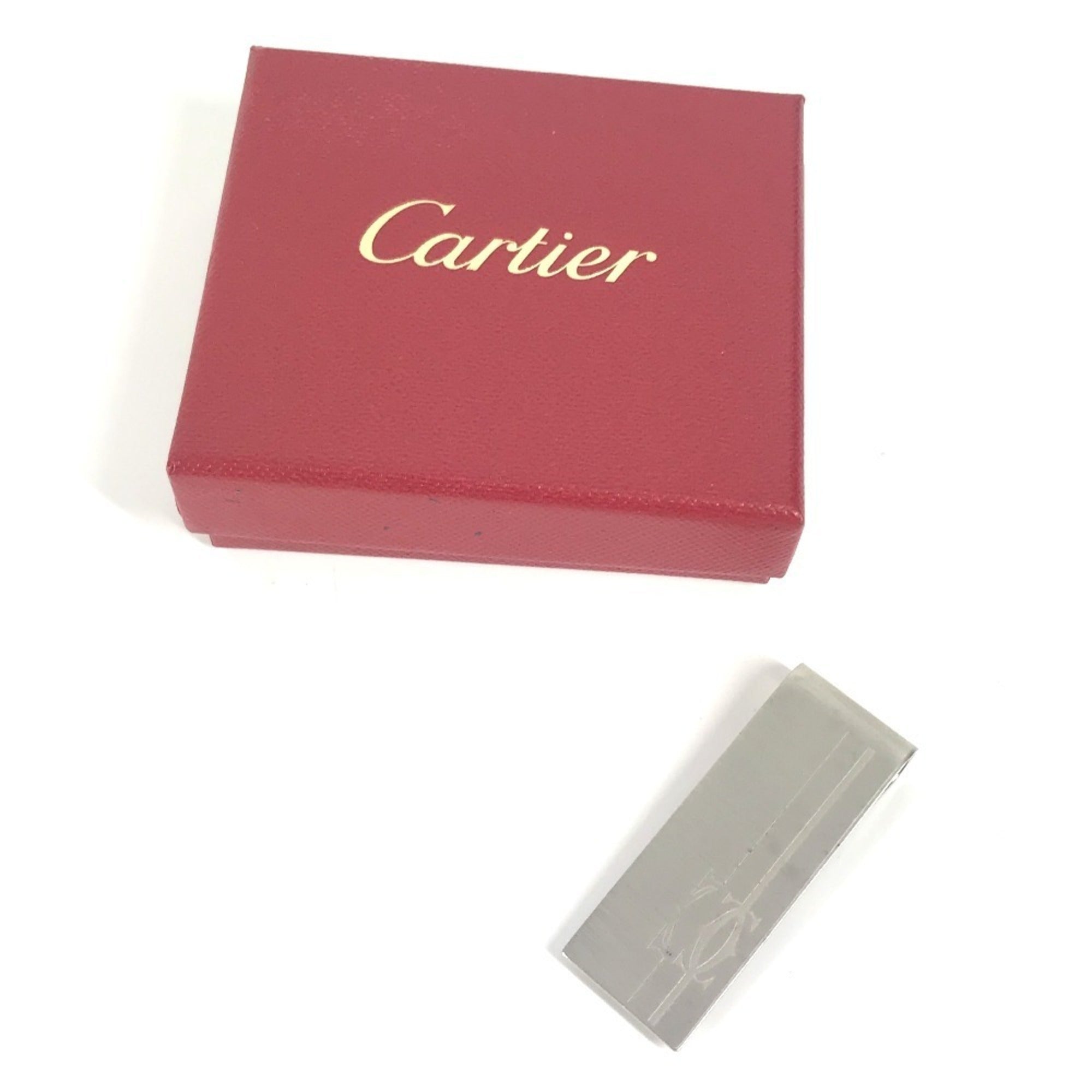 Cartier Silver Stainless Steel Money Clip (Pre-Owned)