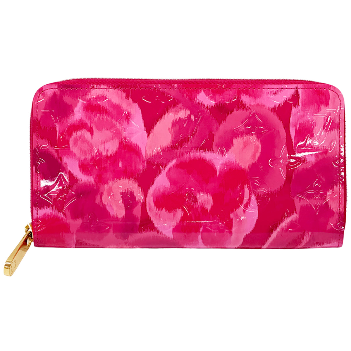 Louis Vuitton Indian Rose Pink Monogram Vernis Long Wallet (Bi-Fold) (Pre-Owned)