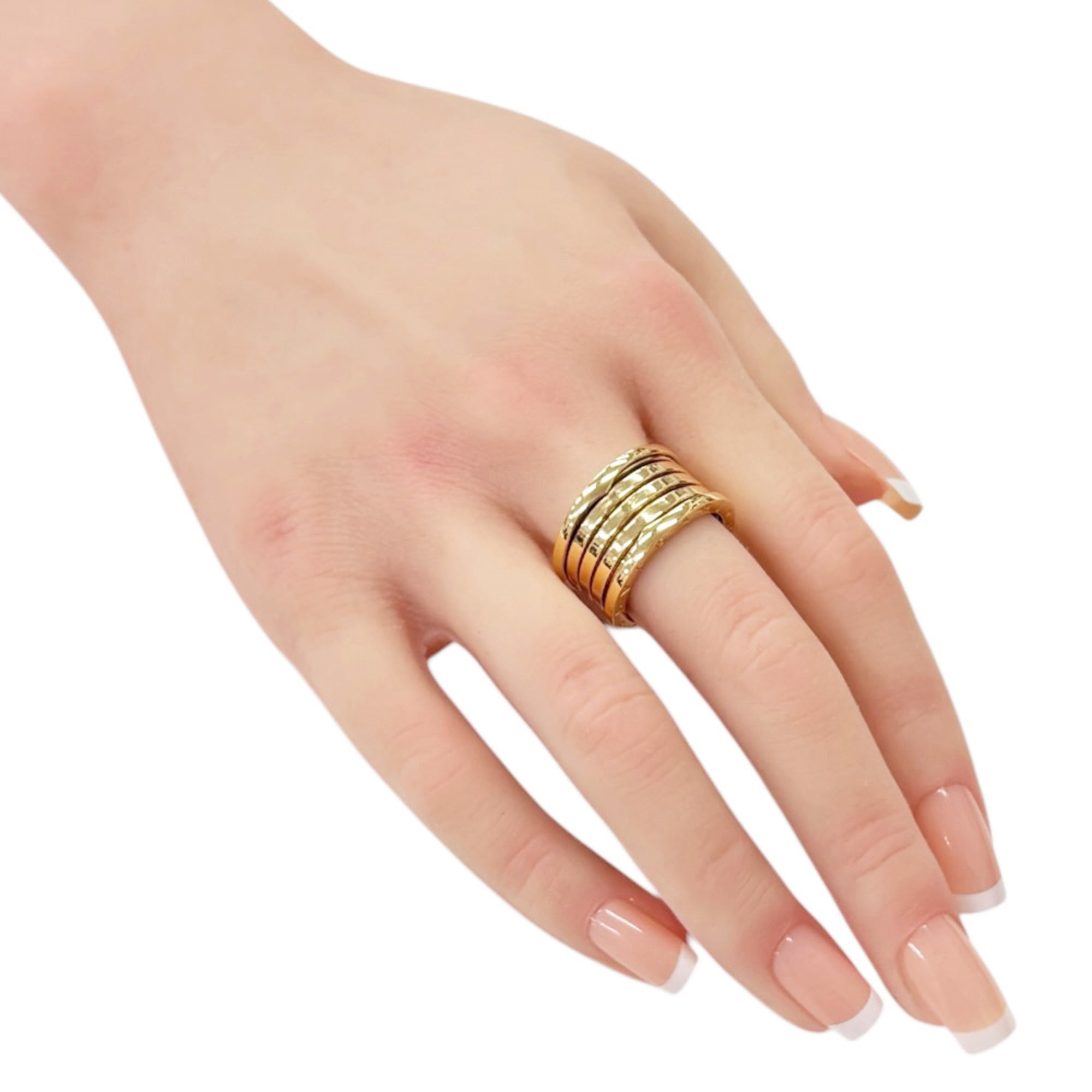 Bvlgari B.Zero1 Gold Yellow Gold (18K) Band Ring (Pre-Owned)