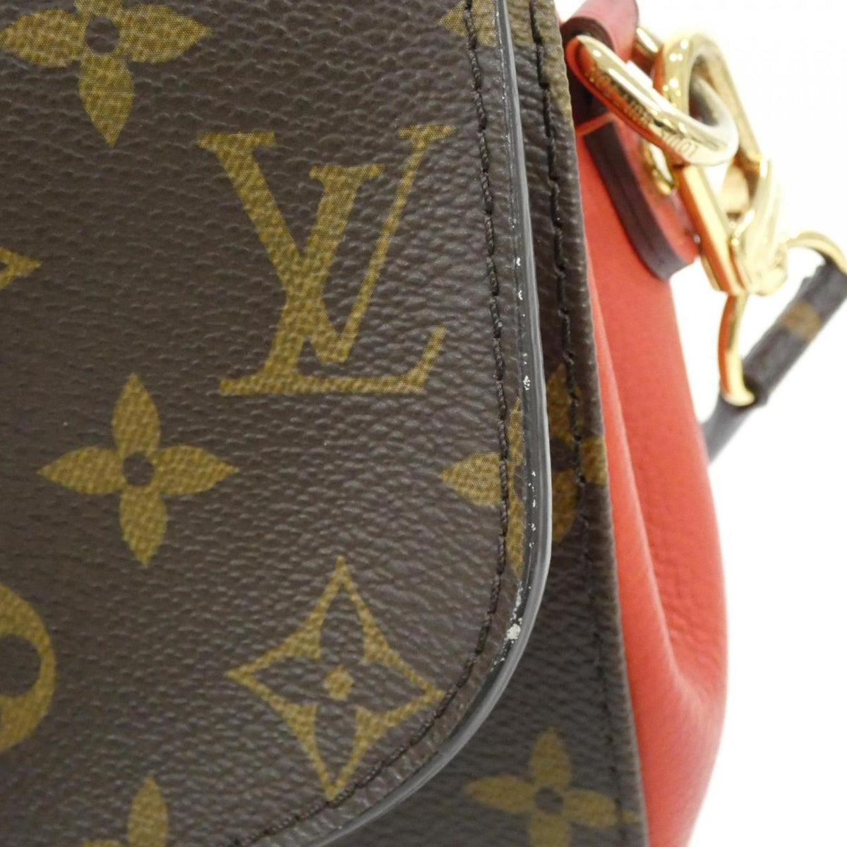 Louis Vuitton Marron Coated Canvas Handbag (Pre-Owned)