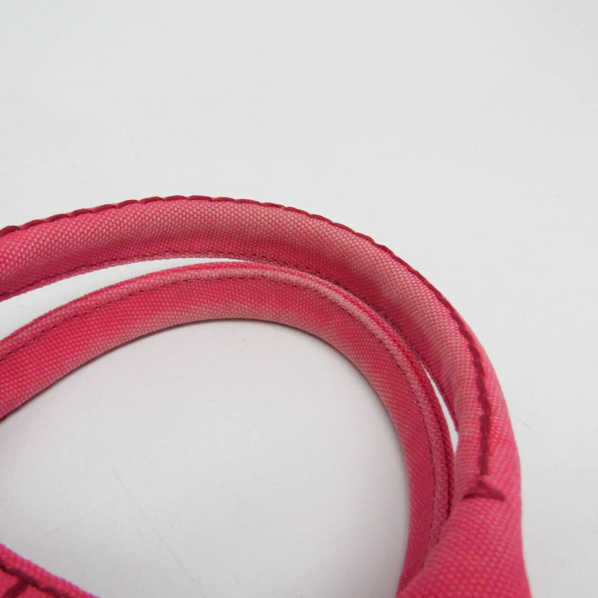 Prada Canapa Pink Canapa Shoulder Bag Tote Bag (Pre-Owned)