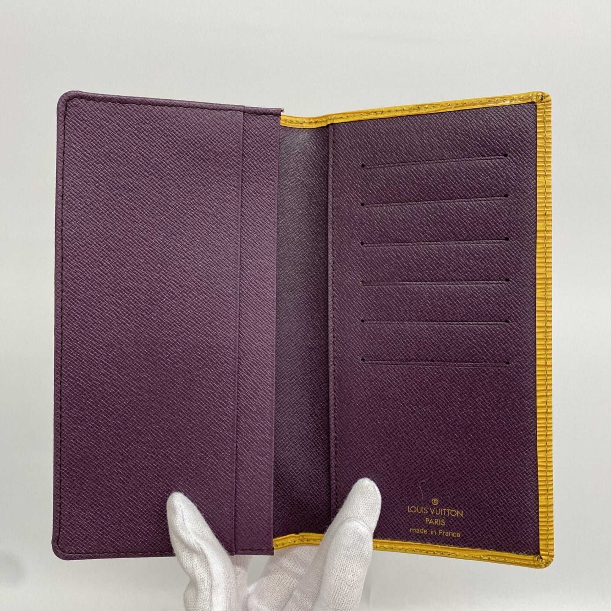 Louis Vuitton Jaune Long Bill Wallet (Bi-Fold) (Pre-Owned)