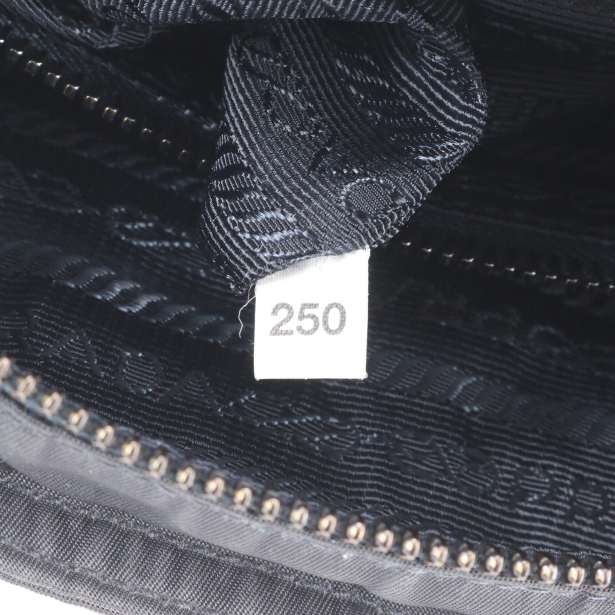 Prada Saffiano Navy Nylon Leather Shoulder Bag (Pre-Owned)