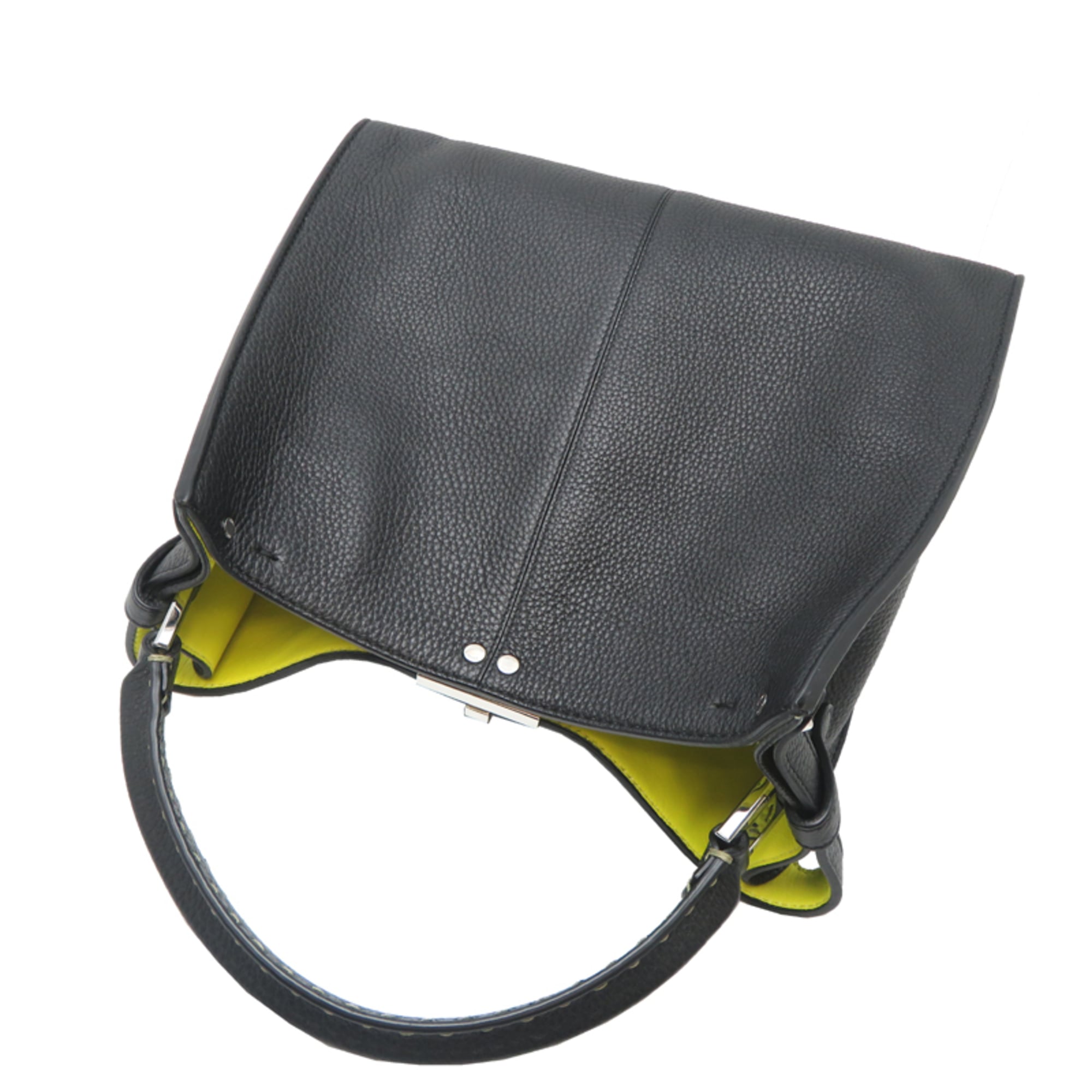 Fendi Black Leather Handbag (Pre-Owned)