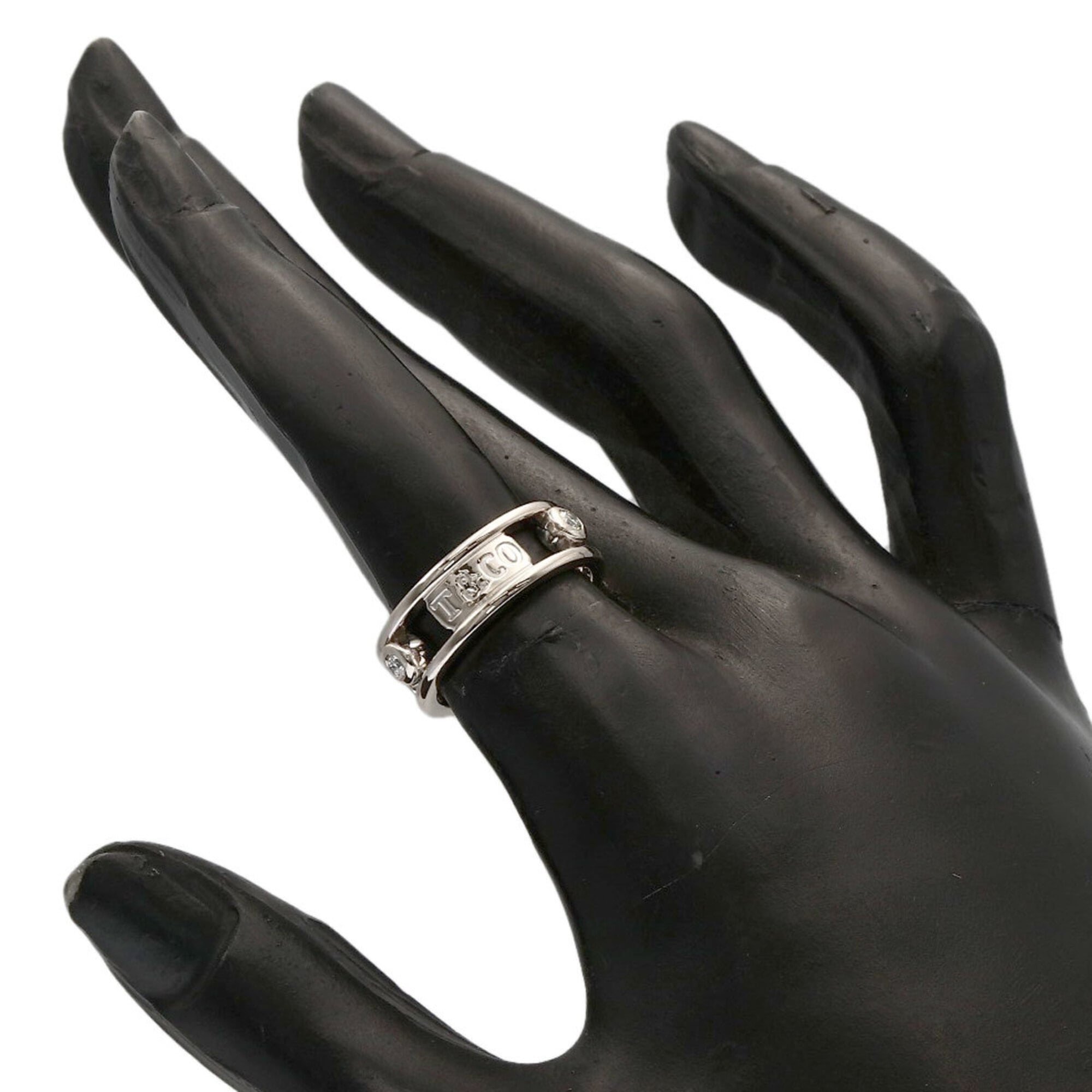 Tiffany White Gold (18K) Band Ring (Pre-Owned)