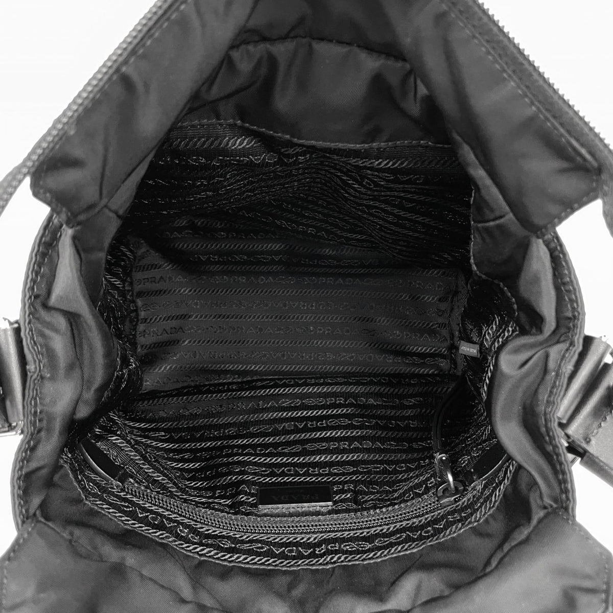 Prada Black Nylon Shoulder Bag (Pre-Owned)