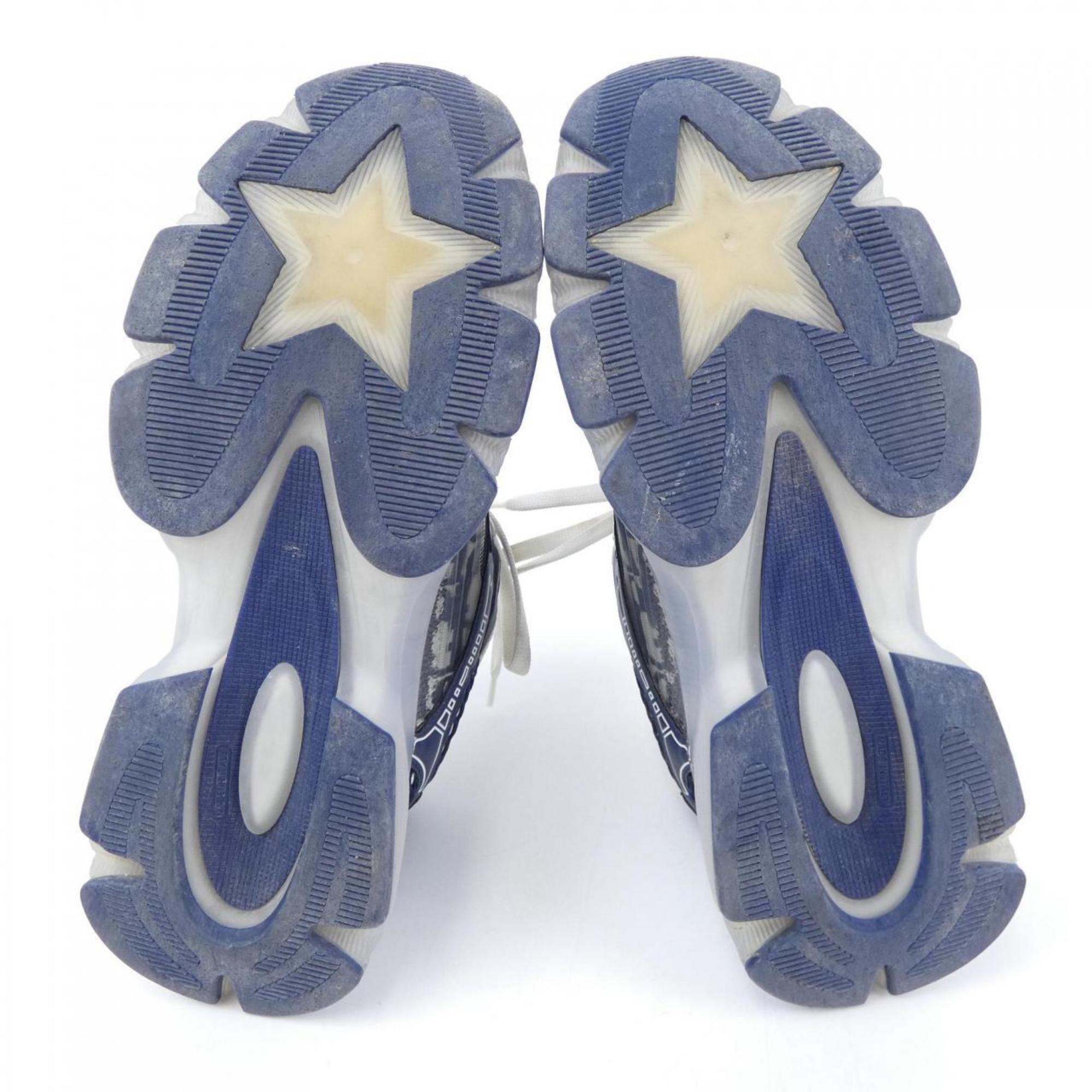 Christian Dior Gray Navy Sneakers (Pre-Owned)