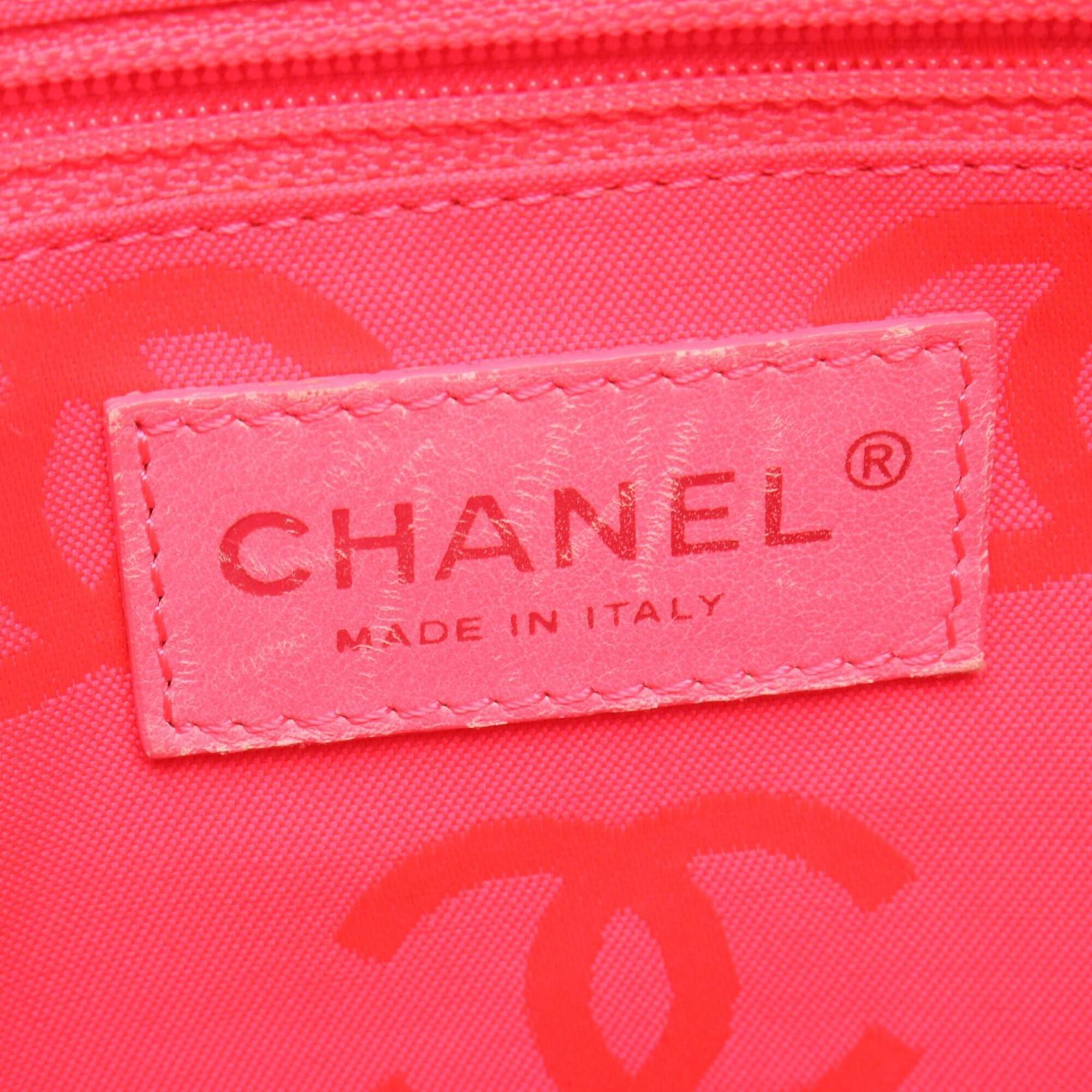 Chanel Black Leather Handbag Tote Bag (Pre-Owned)