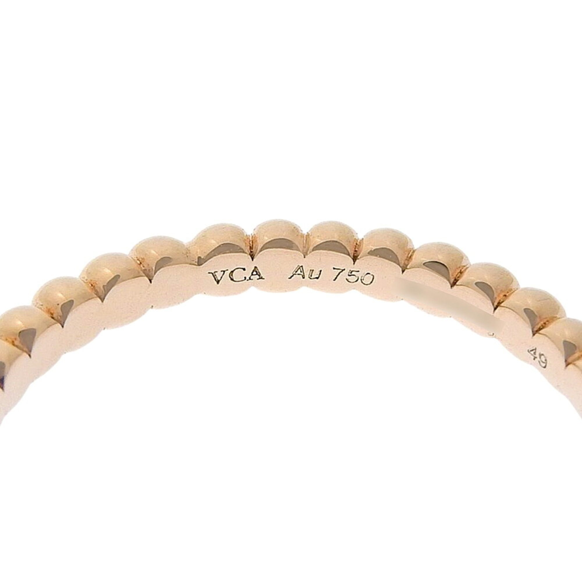 Van Cleef & Arpels Pink Gold Pink Gold (18K) Band Ring (Pre-Owned)