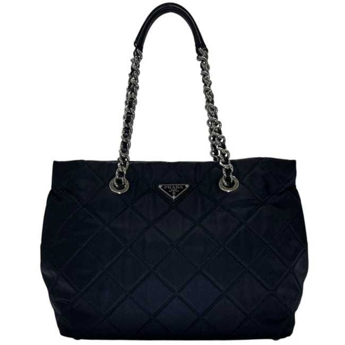 Prada Black Nero Nylon Tote Bag (Pre-Owned)