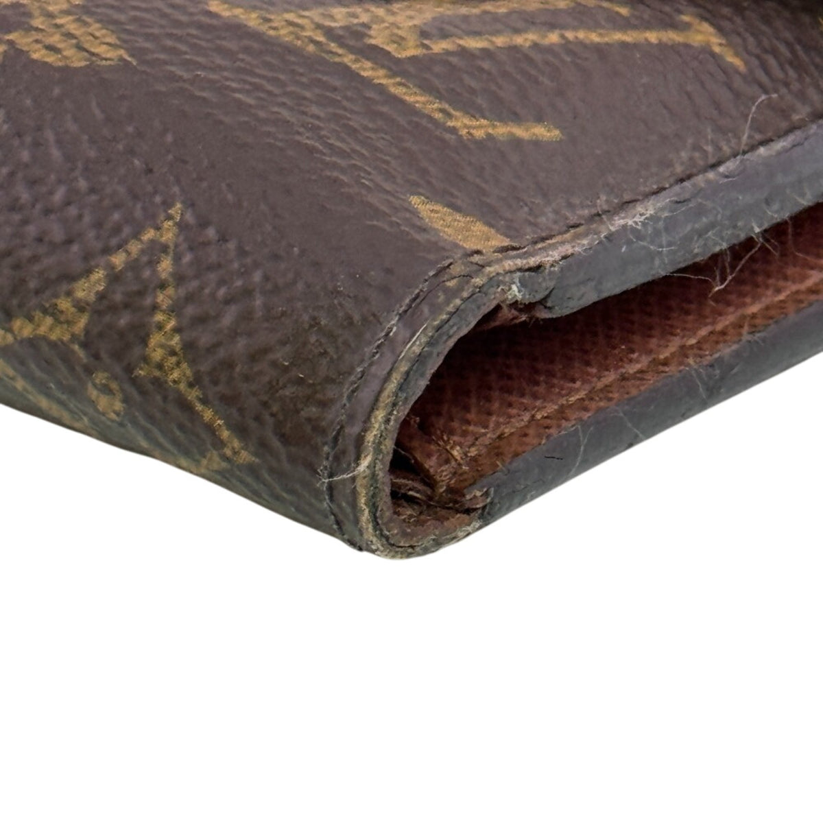 Louis Vuitton Monogram Brown Monogram Wallet (Tri-Fold) (Pre-Owned)