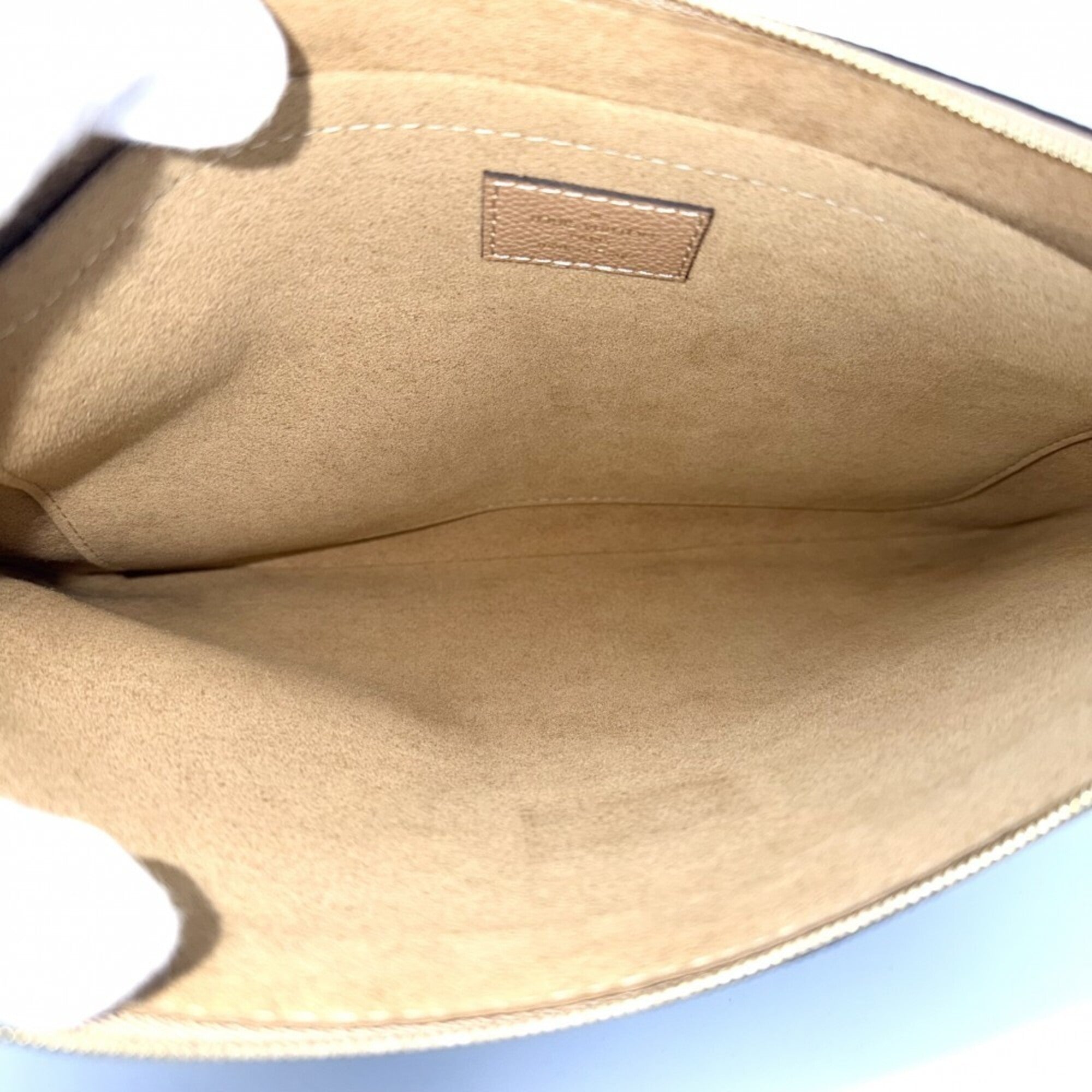 Louis Vuitton Brown Monogram Clutch Bag Pouch (Pre-Owned)