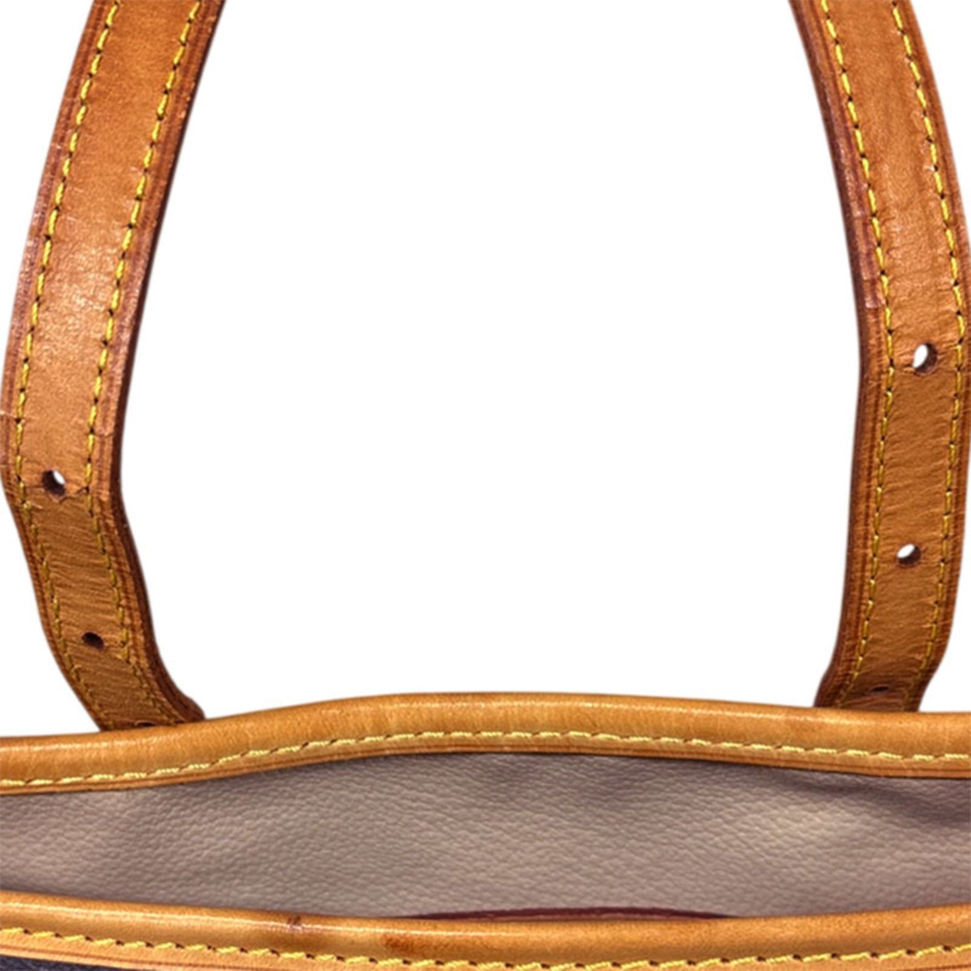Louis Vuitton Brown Monogram Pvc Leather Handbag Shoulder Bag (Pre-Owned)