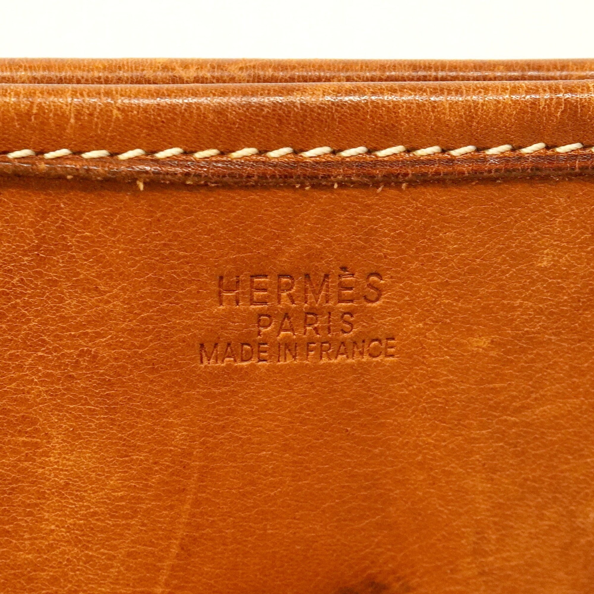 Hermes Fauve Barenia Leather Shoulder Bag (Pre-Owned)