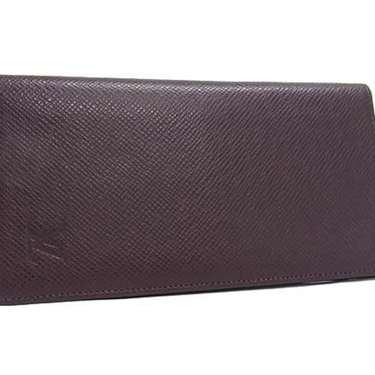 Louis Vuitton Taiga Acajou Leather Long Wallet (Bi-Fold) (Pre-Owned)