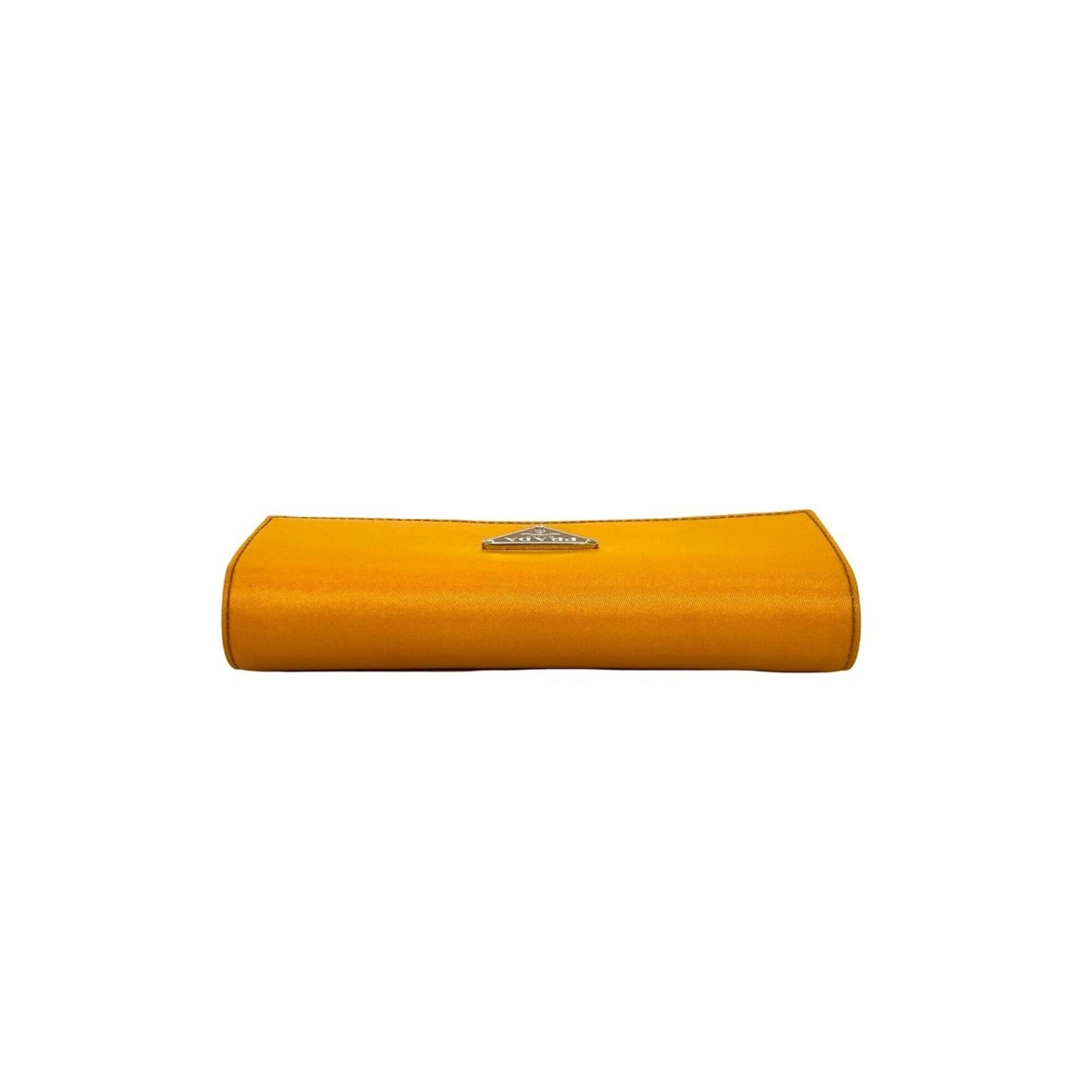 Prada Orange Nylon Wallet (Bi-Fold) (Pre-Owned)