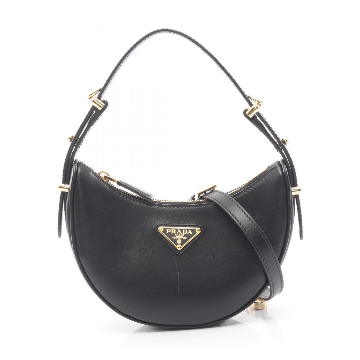 Prada Black Leather Handbag (Pre-Owned)