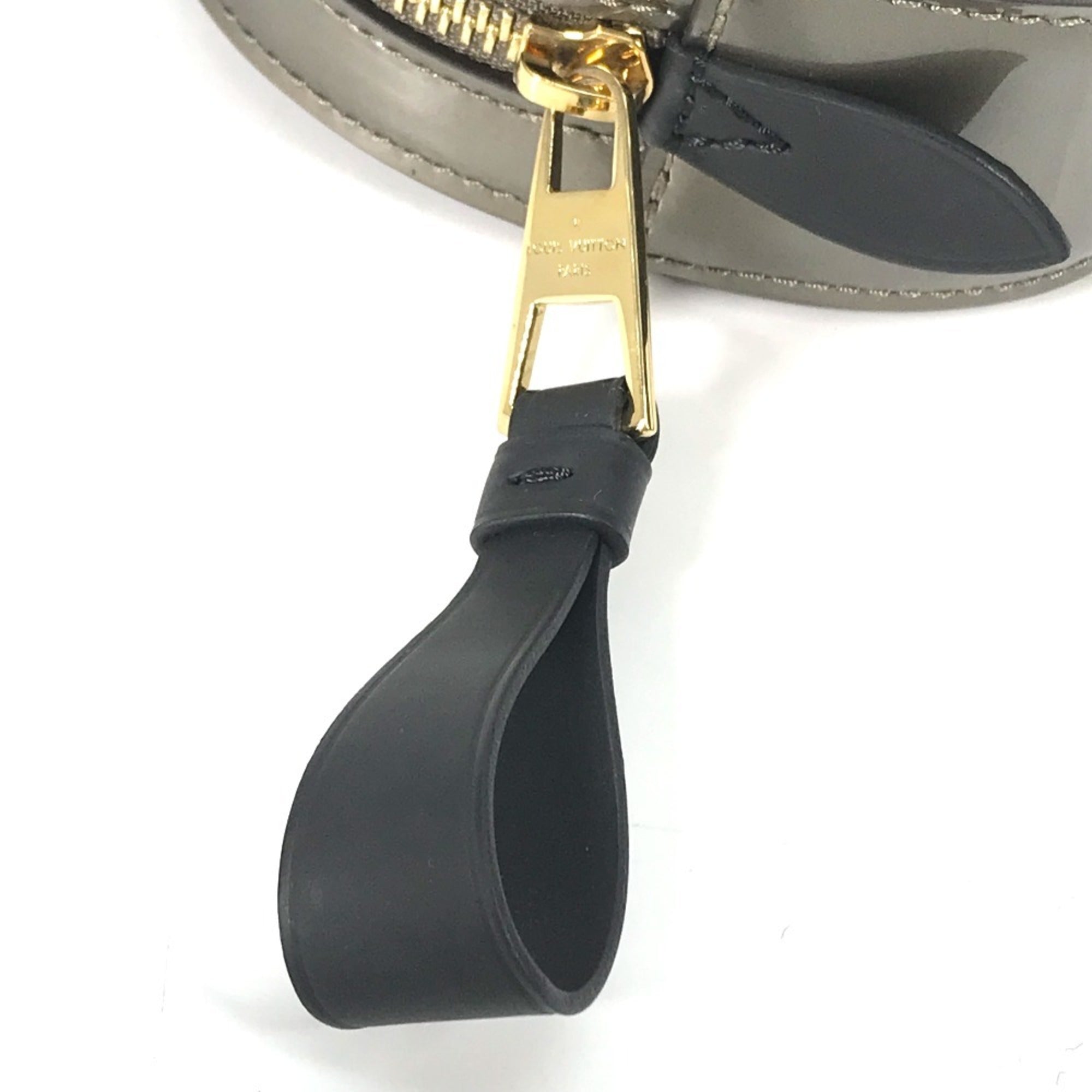 Louis Vuitton Gray Monogram Vernis Shoulder Bag Sling Bag (Pre-Owned)