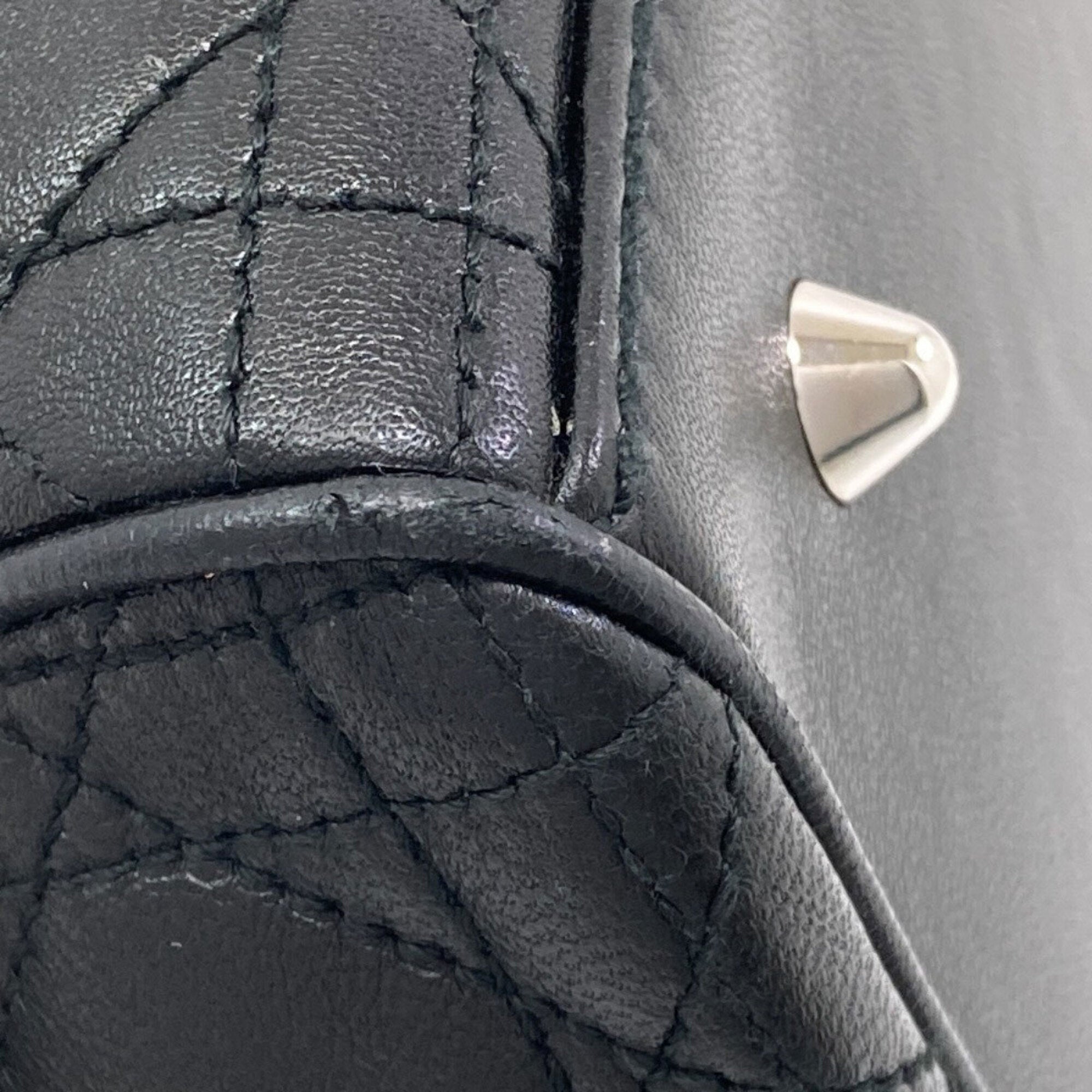 Christian Dior Black Leather Handbag (Pre-Owned)