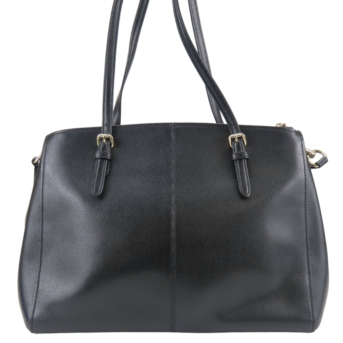 Coach Black Leather Tote Bag (Pre-Owned)