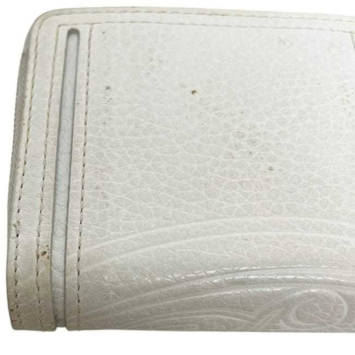 Celine White Leather Wallet (Bi-Fold) (Pre-Owned)
