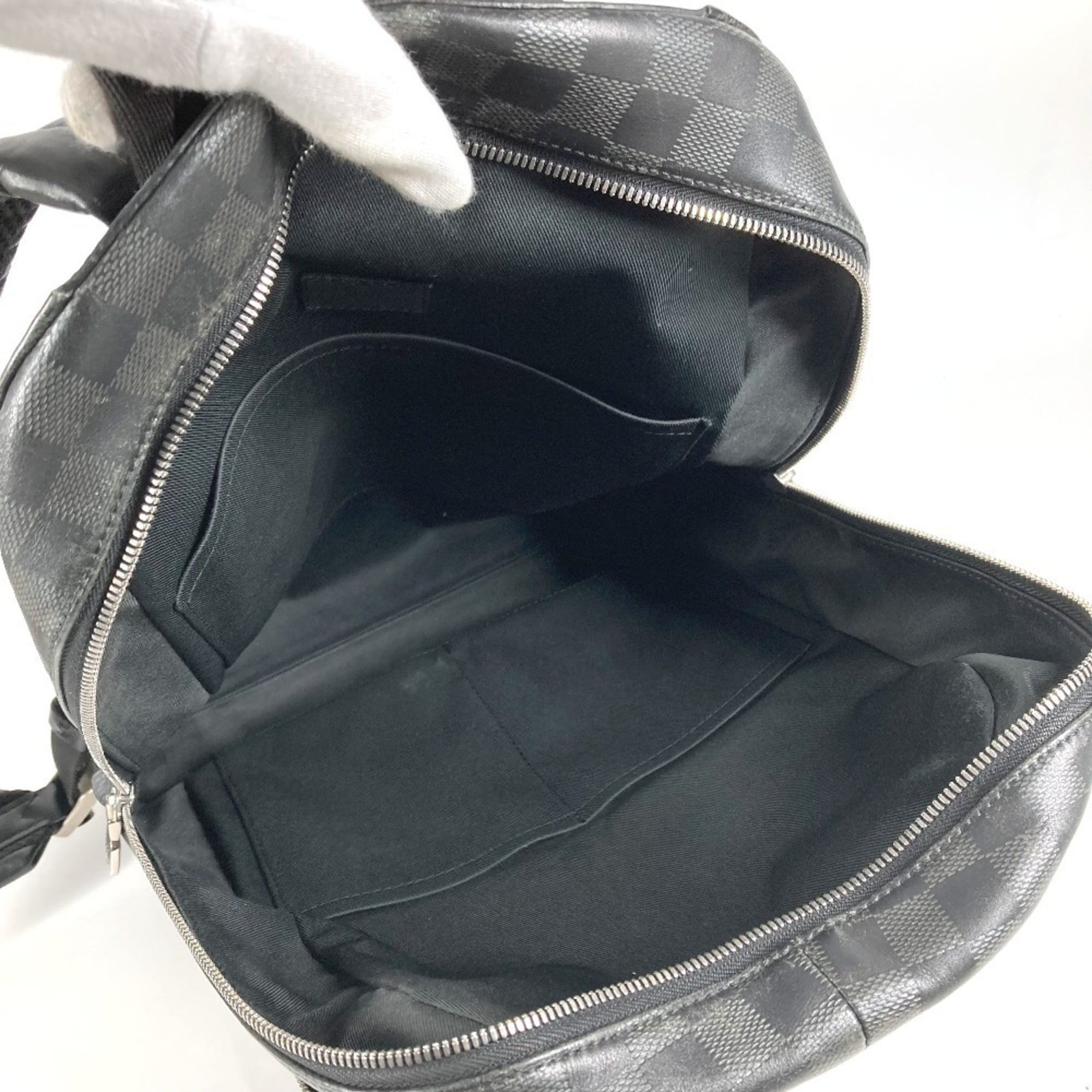 Louis Vuitton Black Damier Infini Leather Backpack (Pre-Owned)