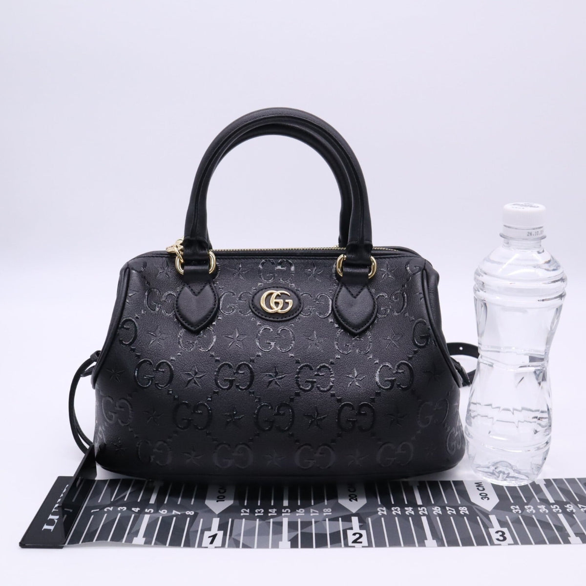 Gucci Beige Brown Leather Handbag Shoulder Bag (Pre-Owned)