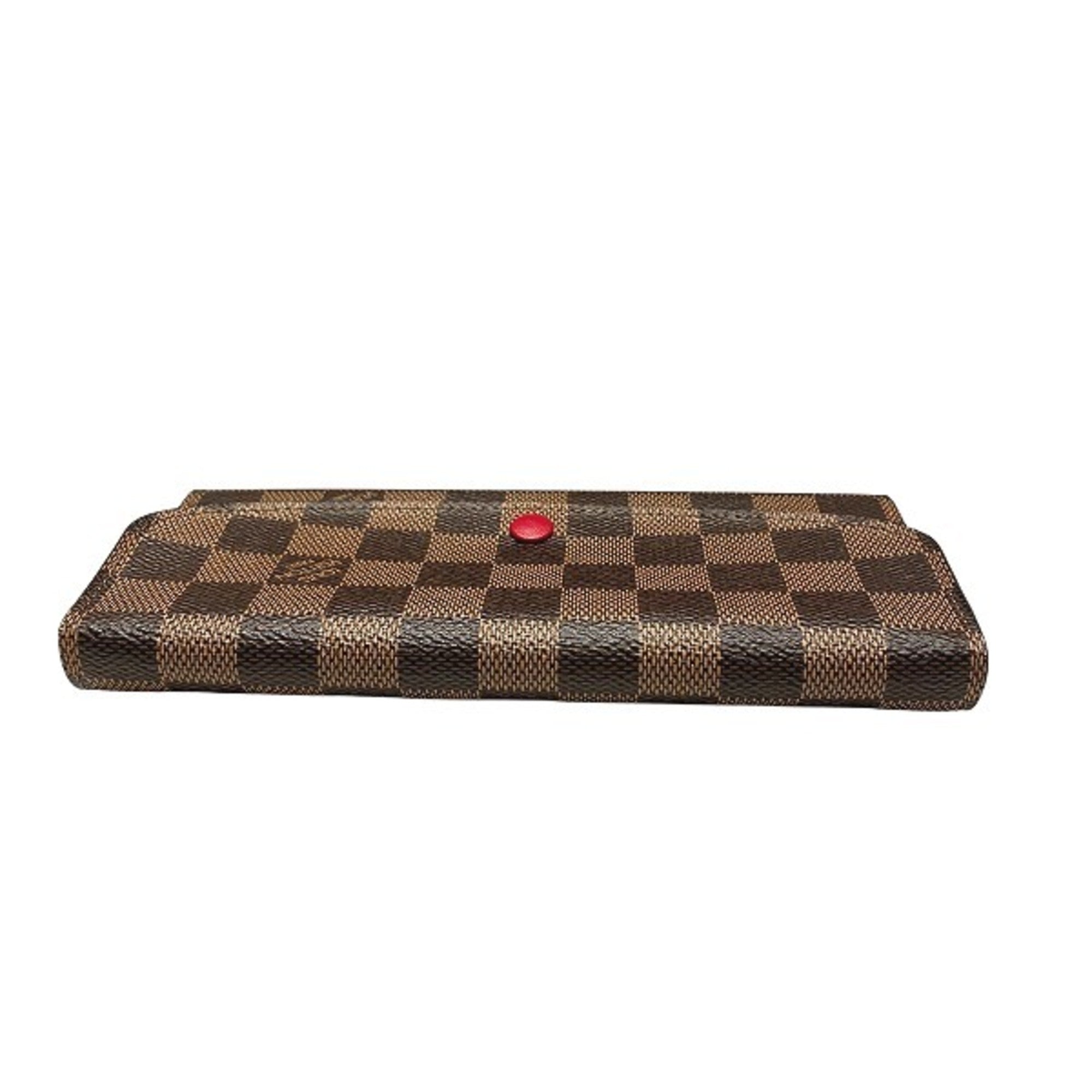 Louis Vuitton Brown Rouge Long Wallet (Bi-Fold) (Pre-Owned)