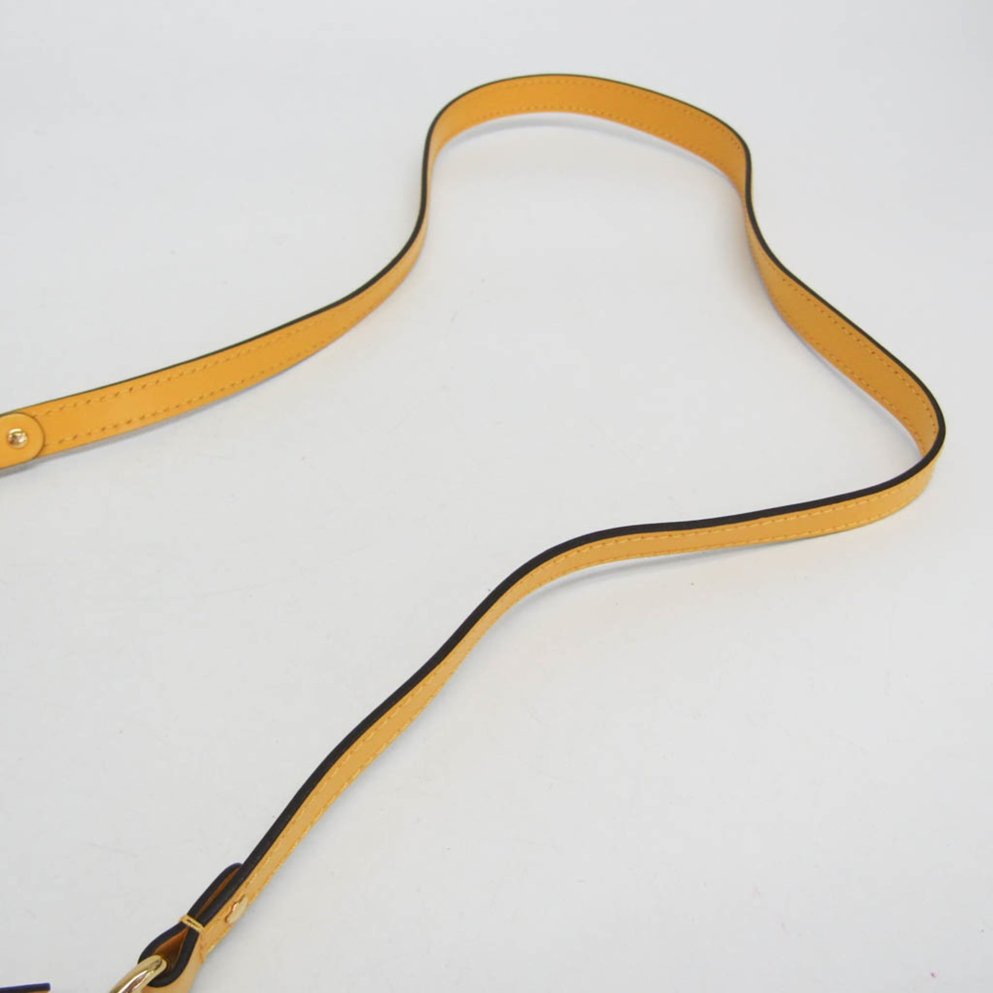 Louis Vuitton Alma Chain Handbag Epi Leather Yellow Leather Shoulder Bag Bag (Pre-Owned)