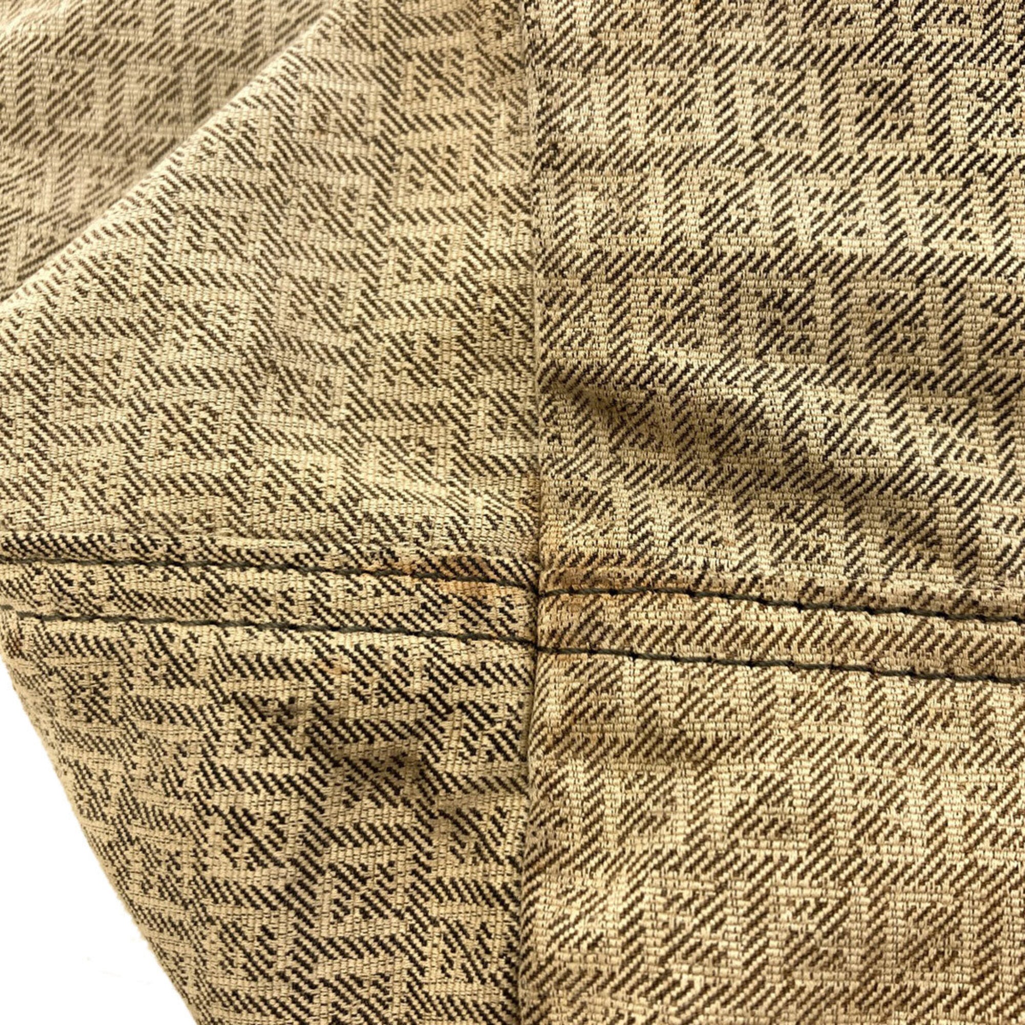 Fendi Zucchino Beige Canvas Tote Bag (Pre-Owned)