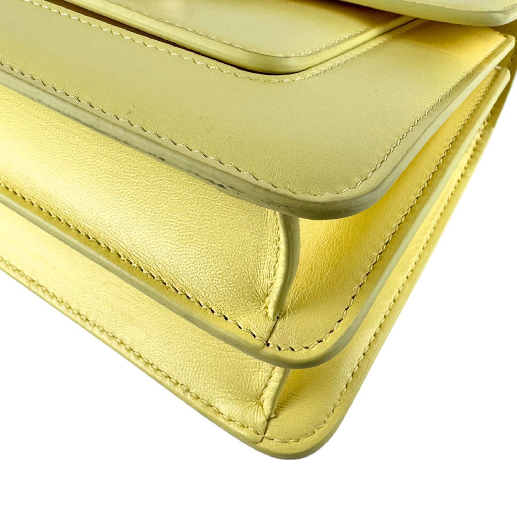 Bvlgari Yellow Leather Shoulder Bag (Pre-Owned)