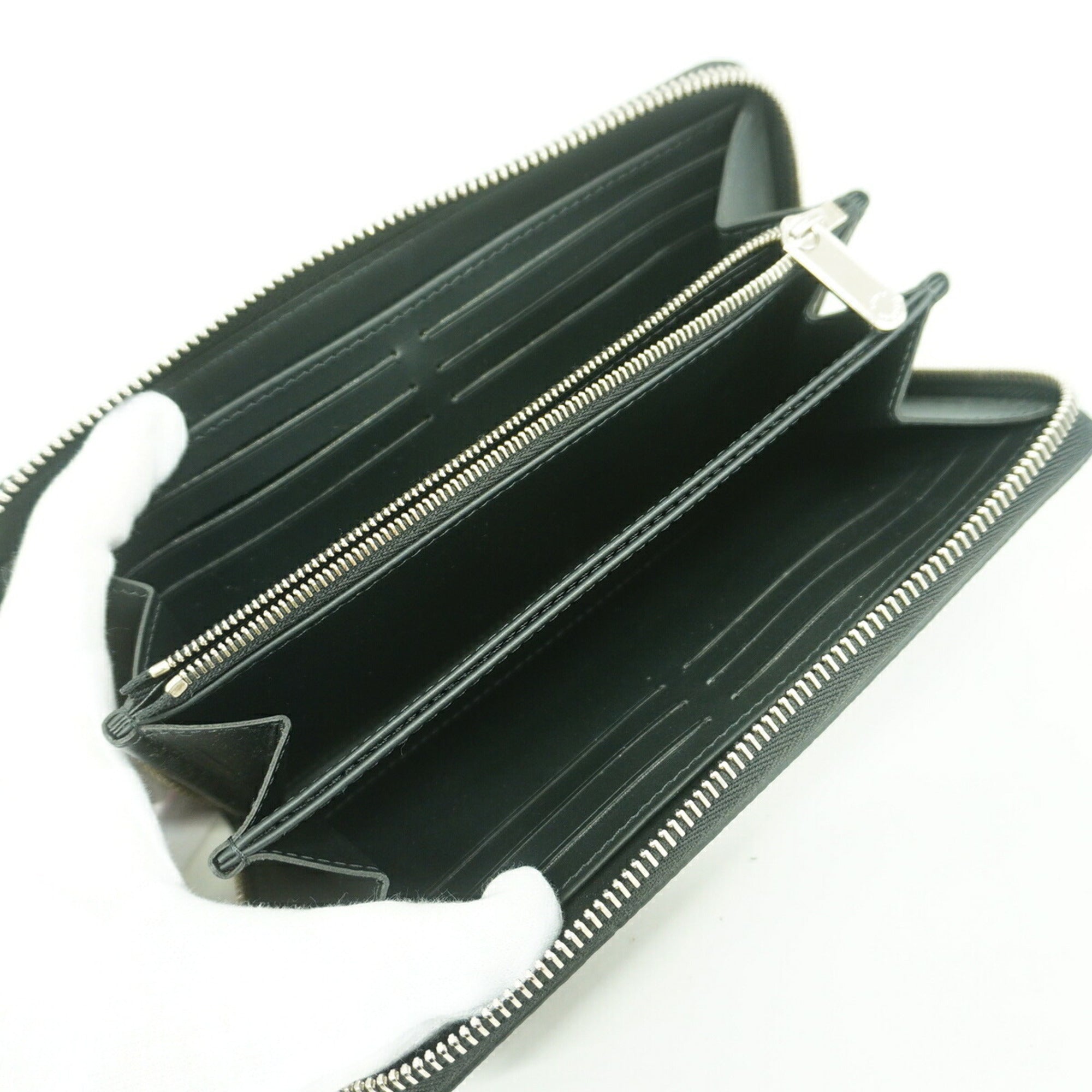 Louis Vuitton Noir Long Wallet (Bi-Fold) (Pre-Owned)