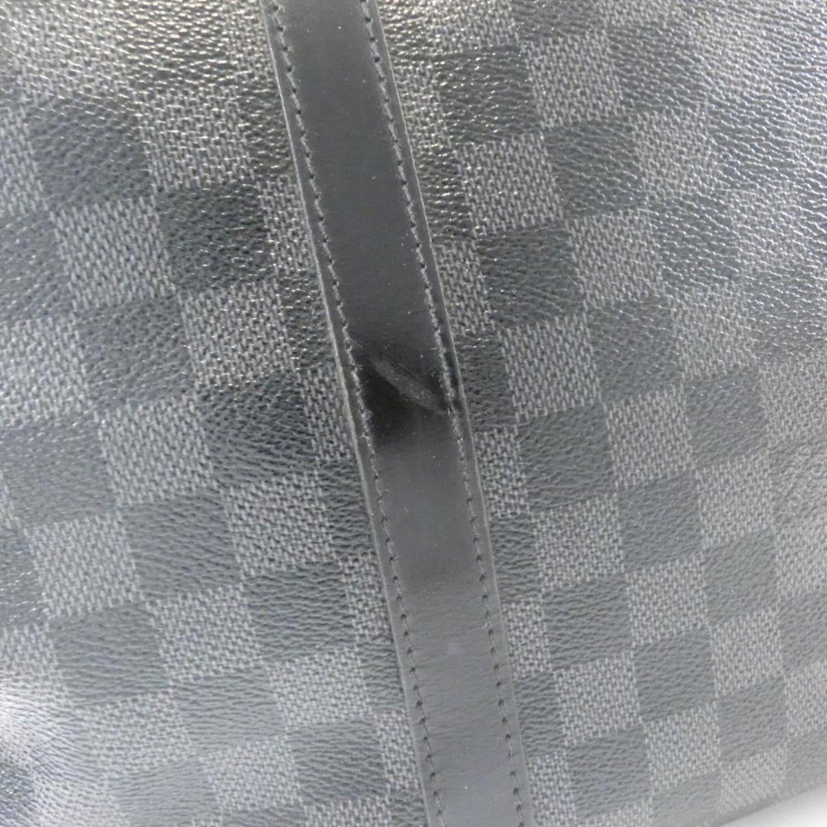 Louis Vuitton Dark Gray Graphite Coated Canvas Handbag (Pre-Owned)