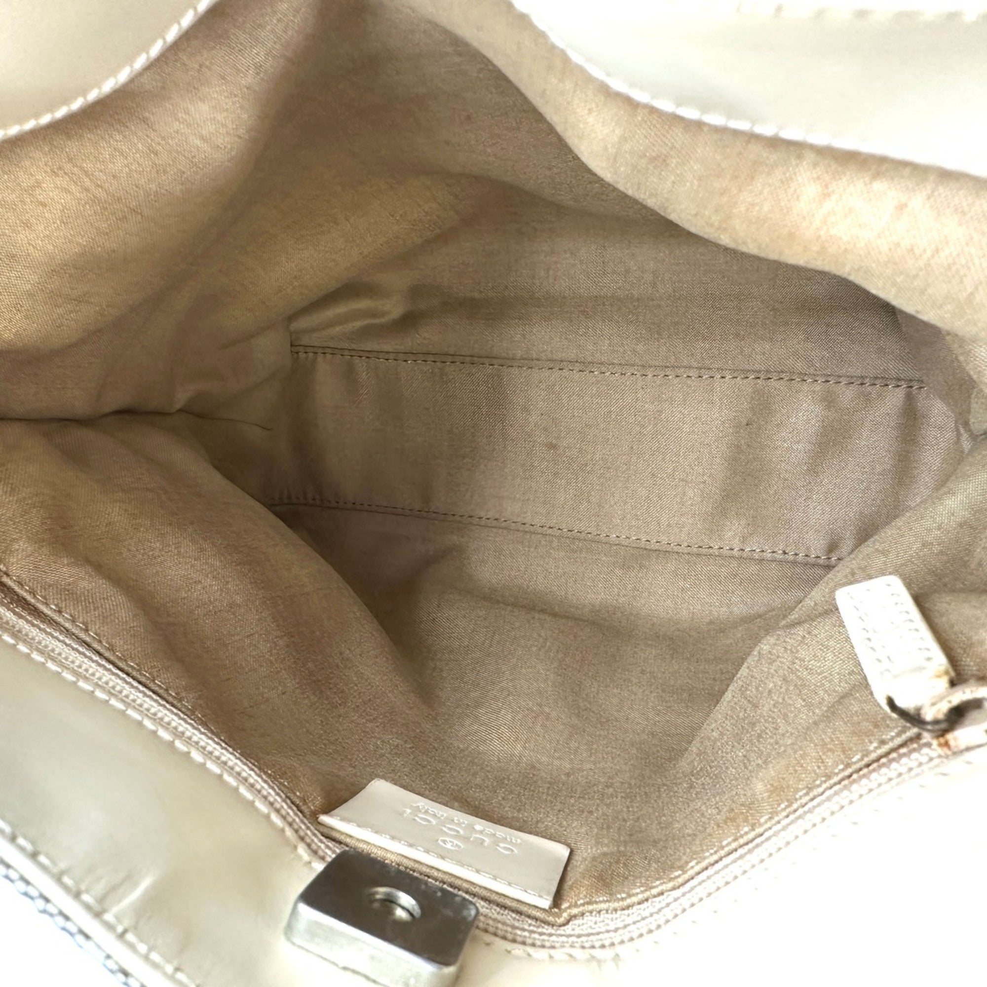 Gucci Gray Gg Canvas Tote Bag (Pre-Owned)