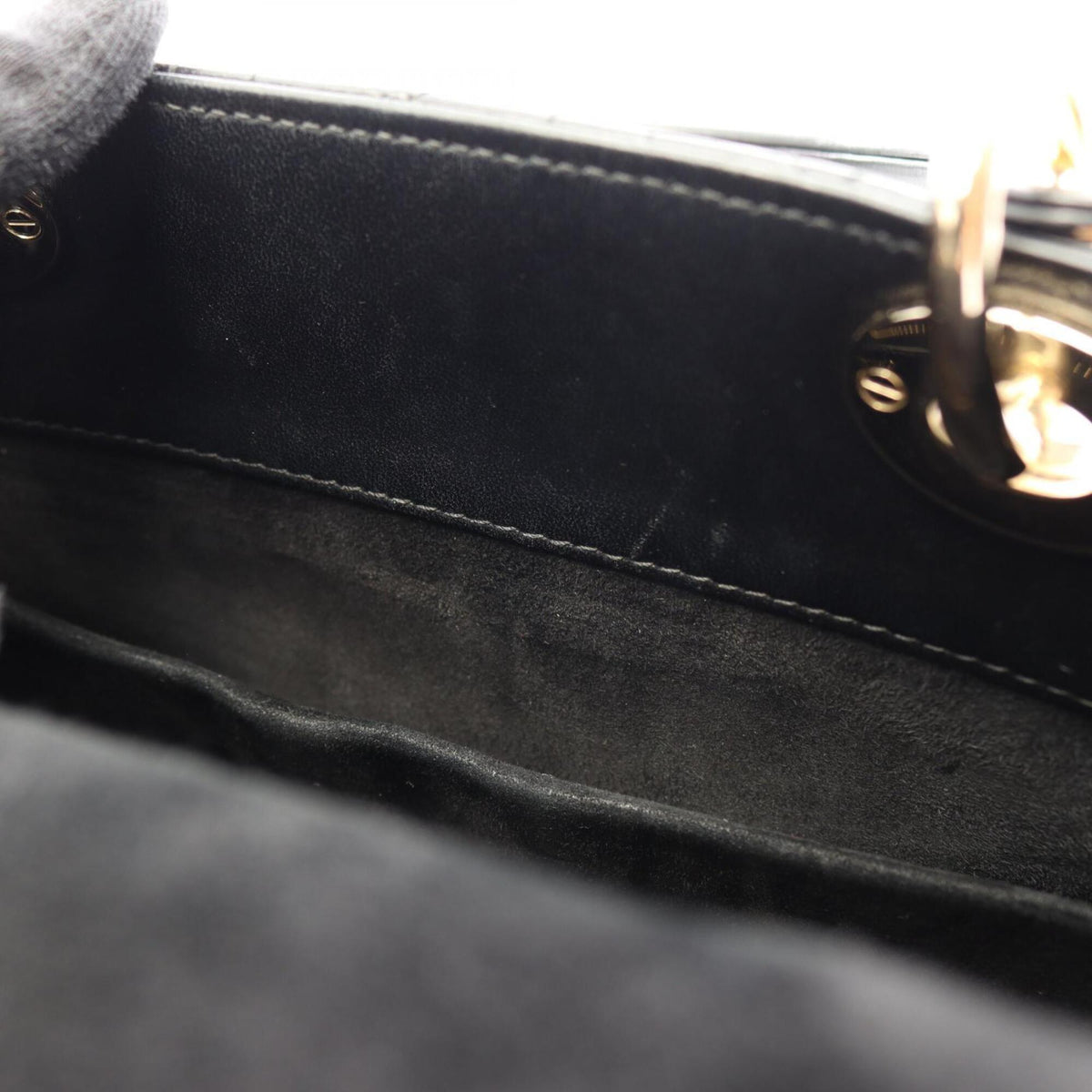 Christian Dior Black Leather Handbag (Pre-Owned)